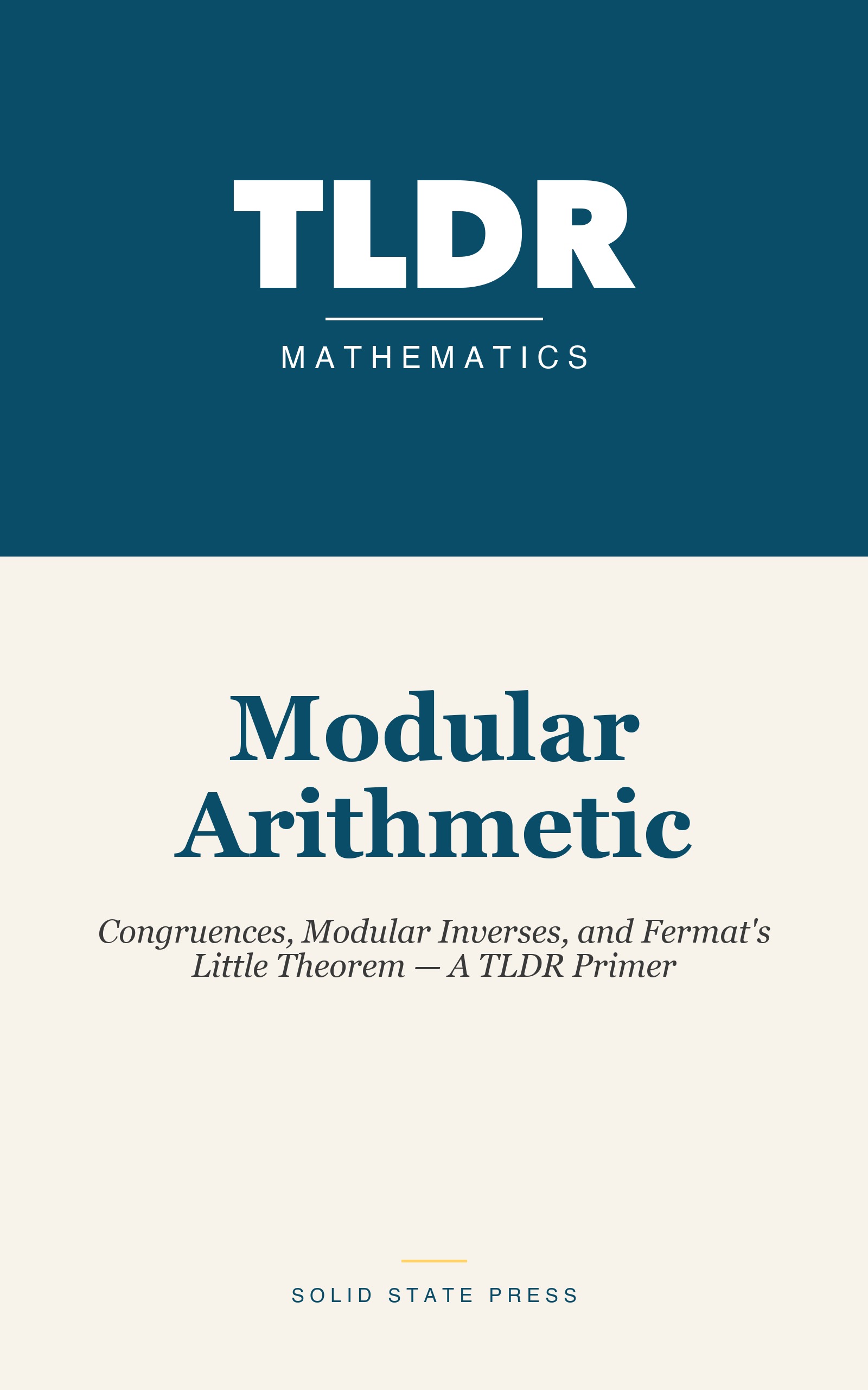 Modular Arithmetic cover