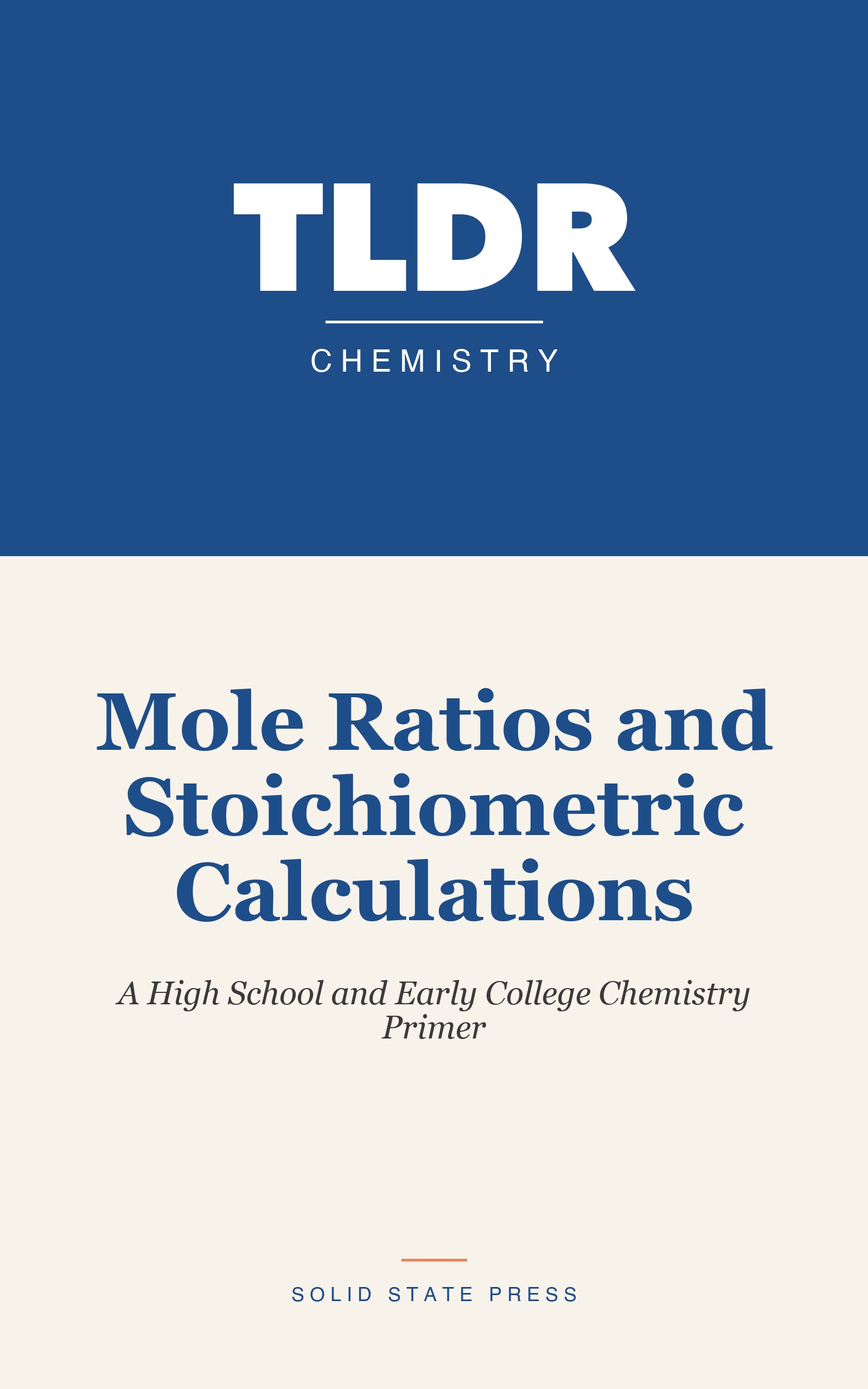 Mole Ratios and Stoichiometric Calculations cover