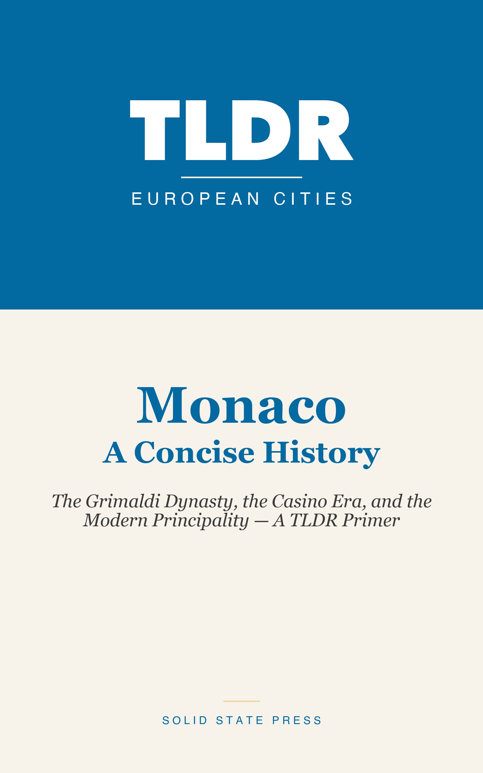 Monaco: A Concise History cover