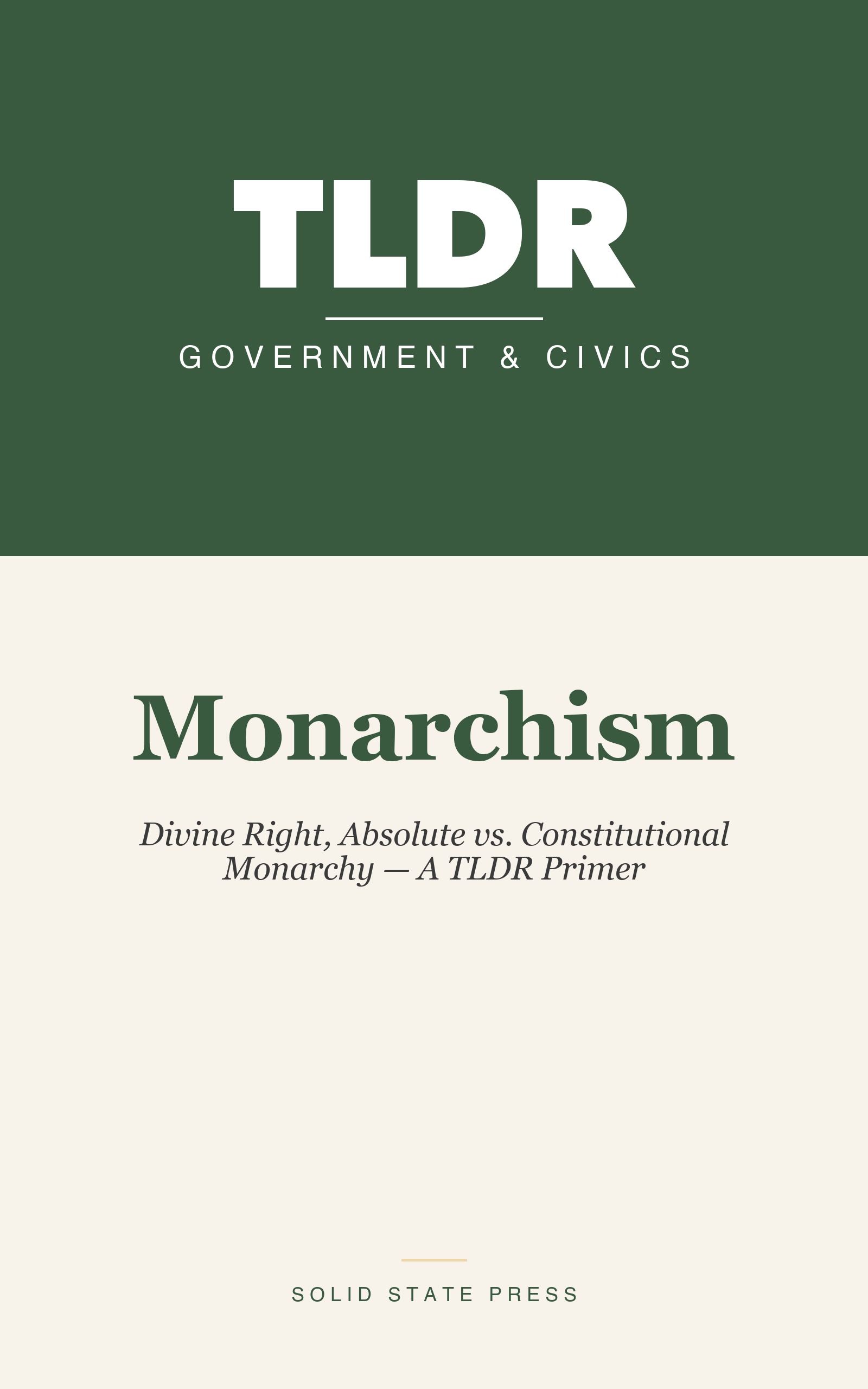 Monarchism cover