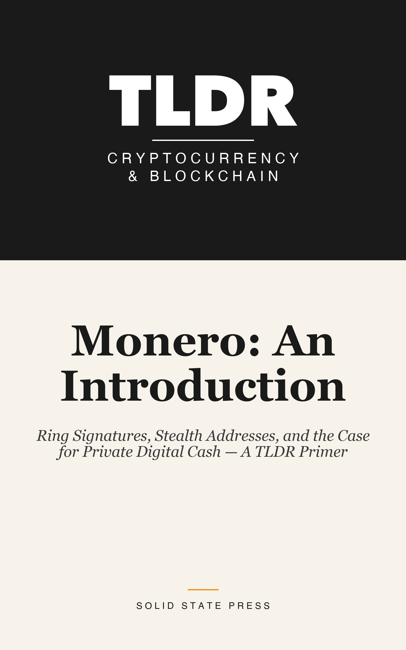 Monero: An Introduction cover