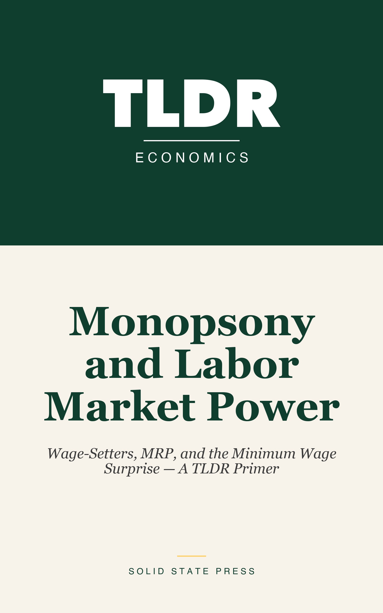 Monopsony and Labor Market Power cover