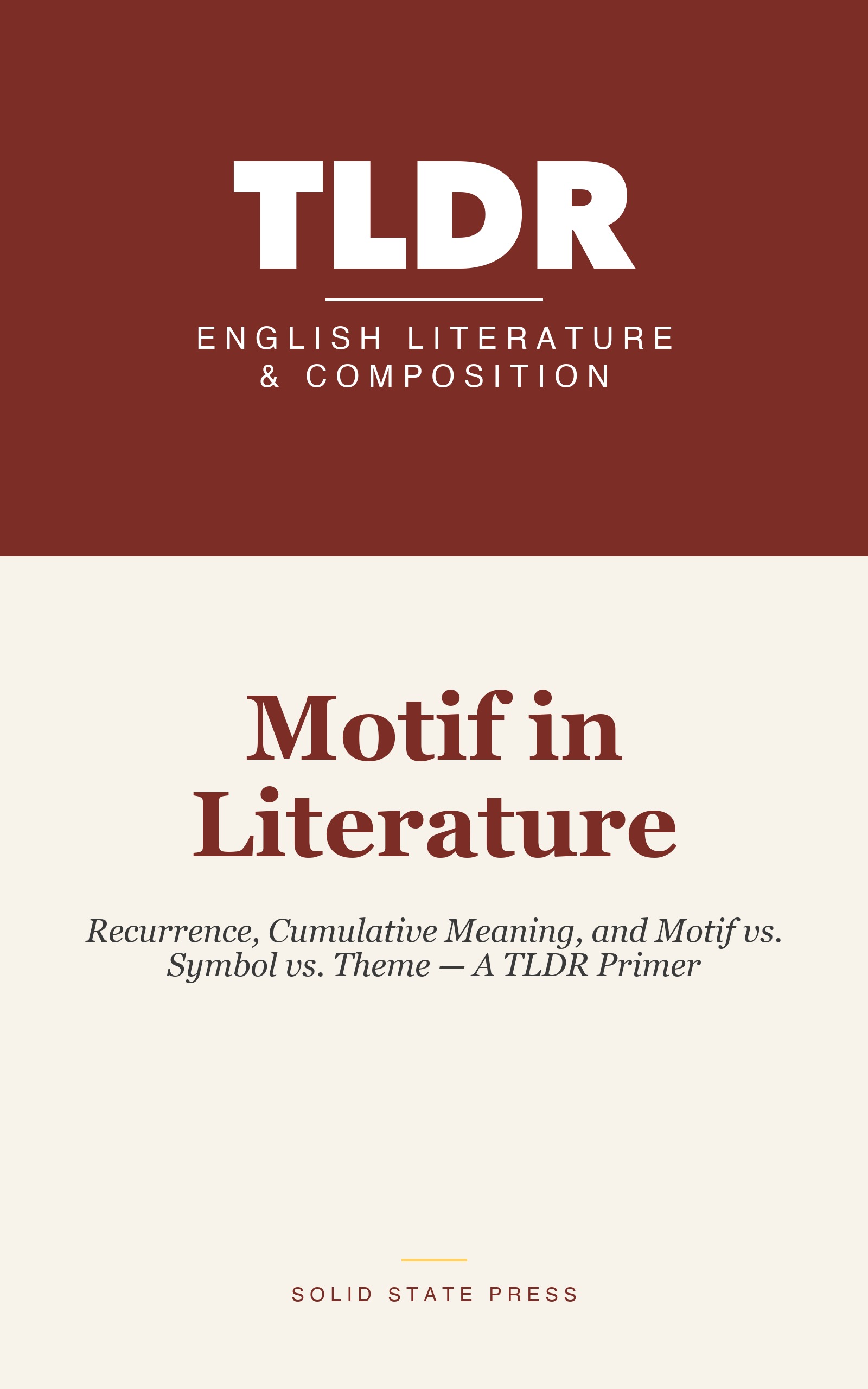 Motif in Literature cover