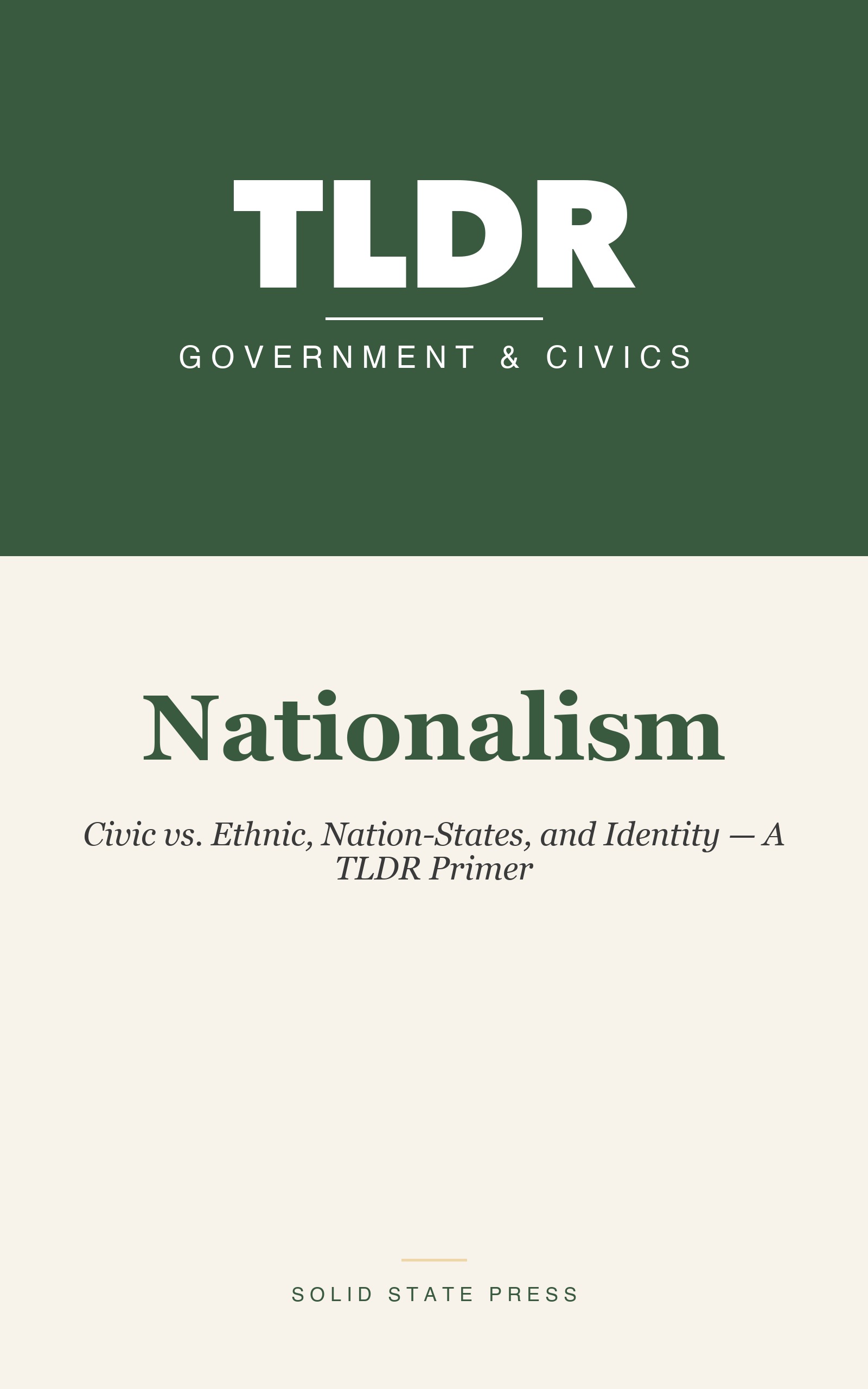 Nationalism cover
