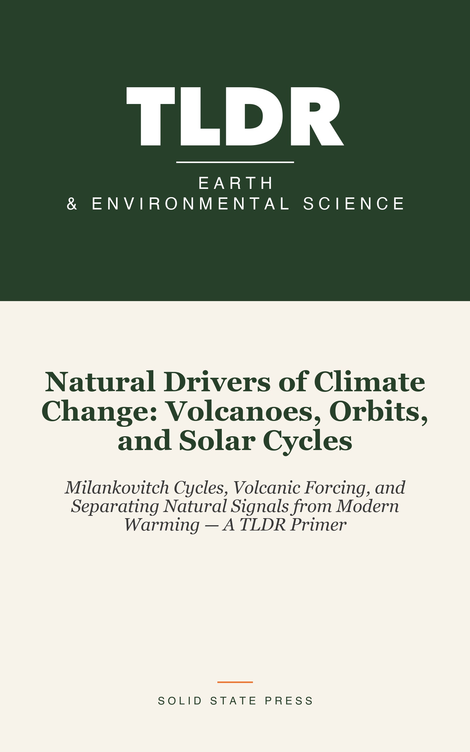 Natural Drivers of Climate Change: Volcanoes, Orbits, and Solar Cycles cover