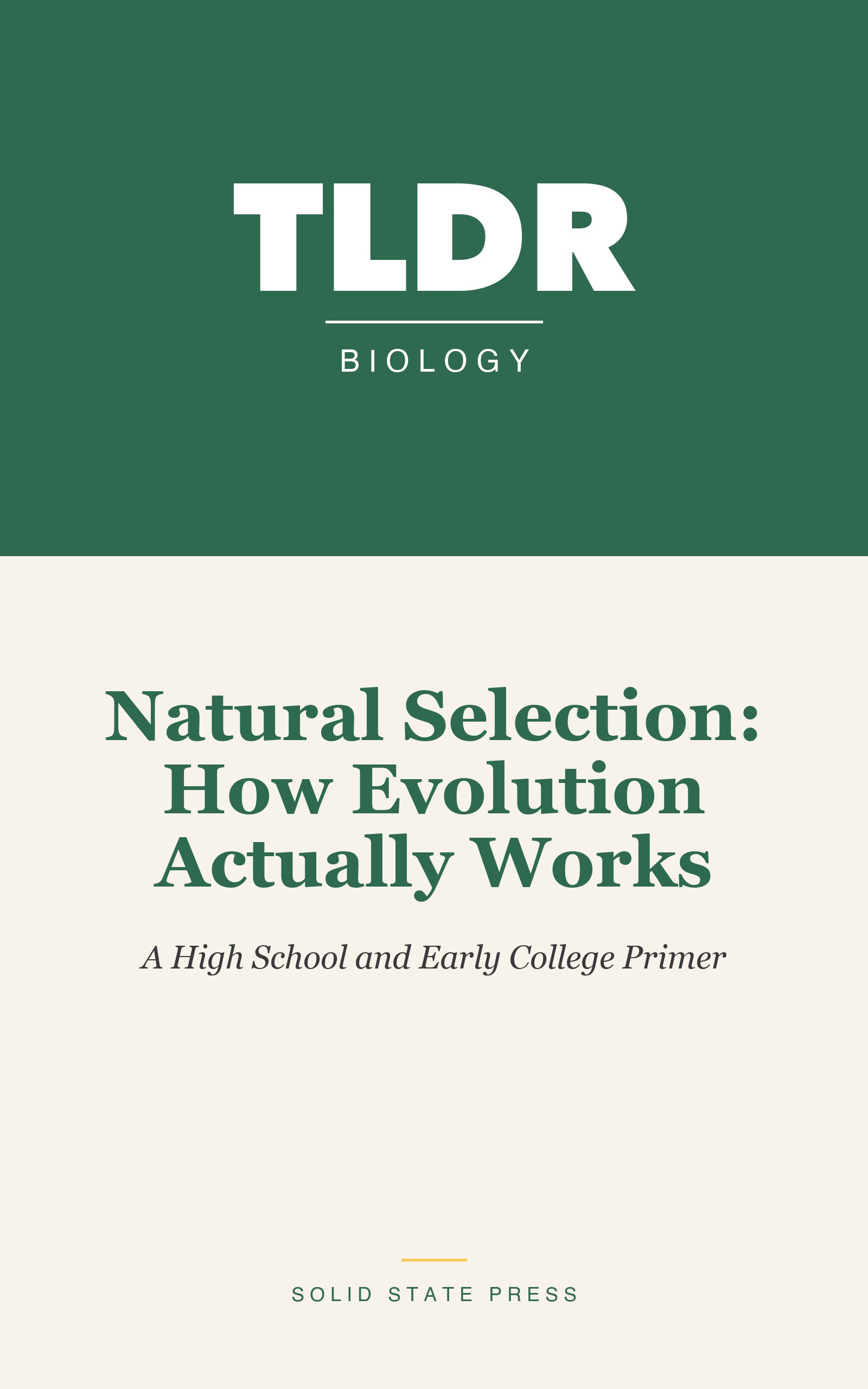 Natural Selection: How Evolution Actually Works cover