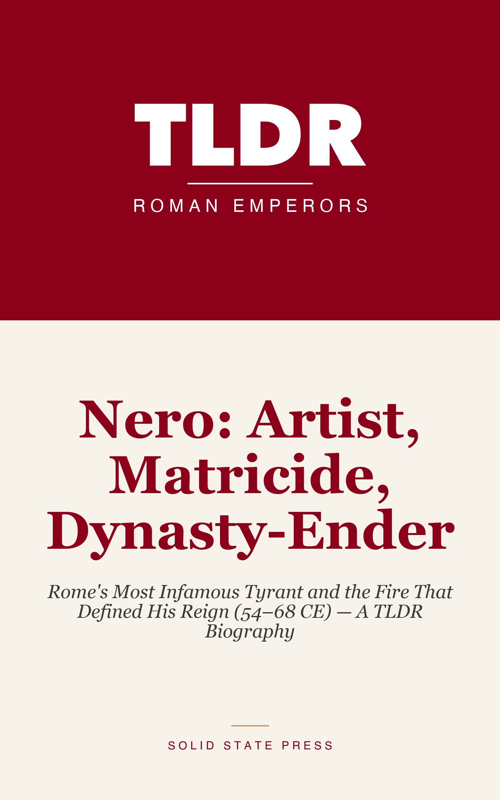 Nero: Artist, Matricide, Dynasty-Ender cover