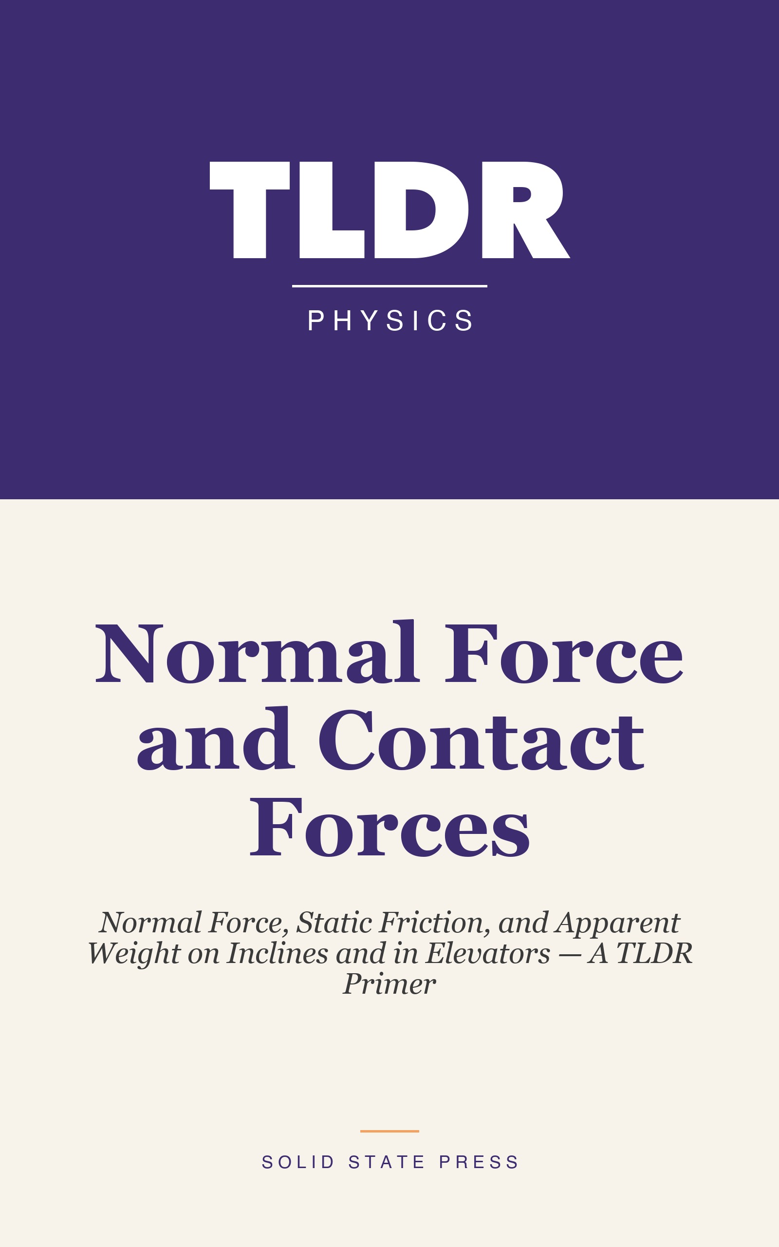 Normal Force and Contact Forces cover