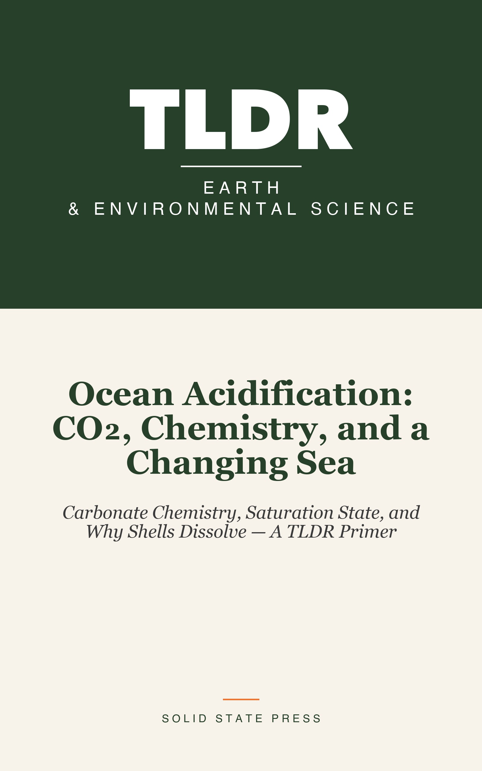 Ocean Acidification: CO₂, Chemistry, and a Changing Sea cover