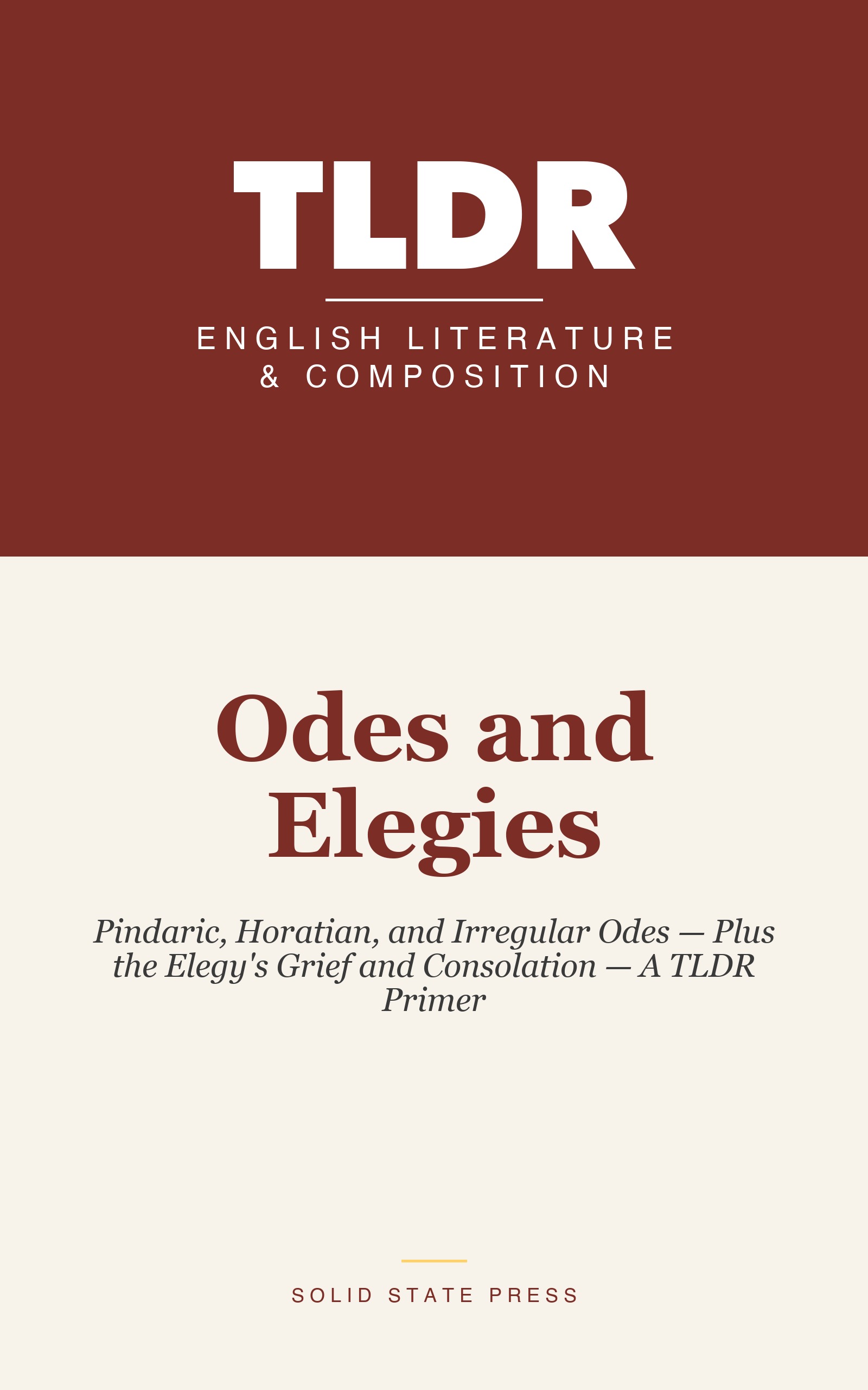 Odes and Elegies cover