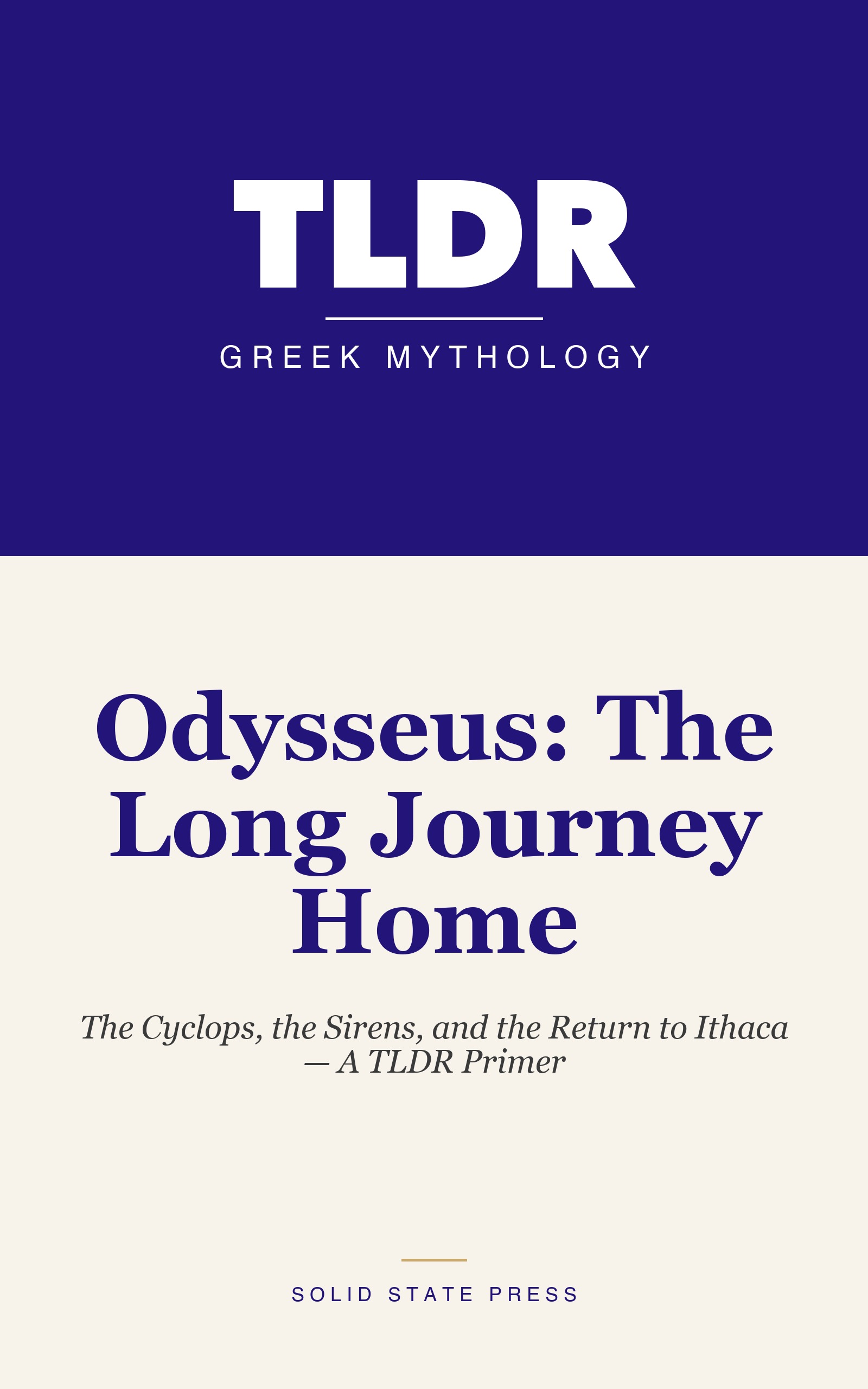 Odysseus: The Long Journey Home cover