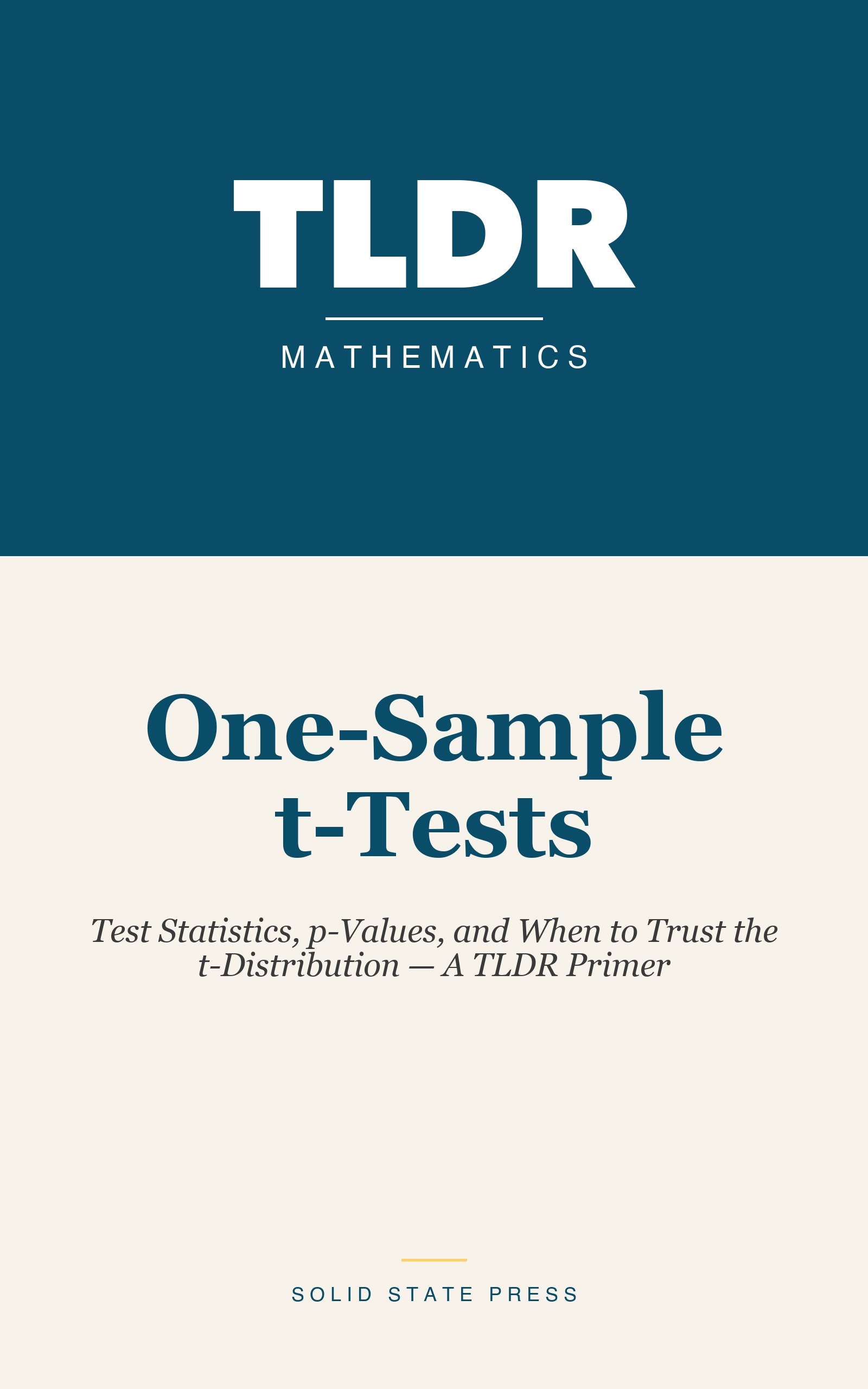 One-Sample t-Tests cover