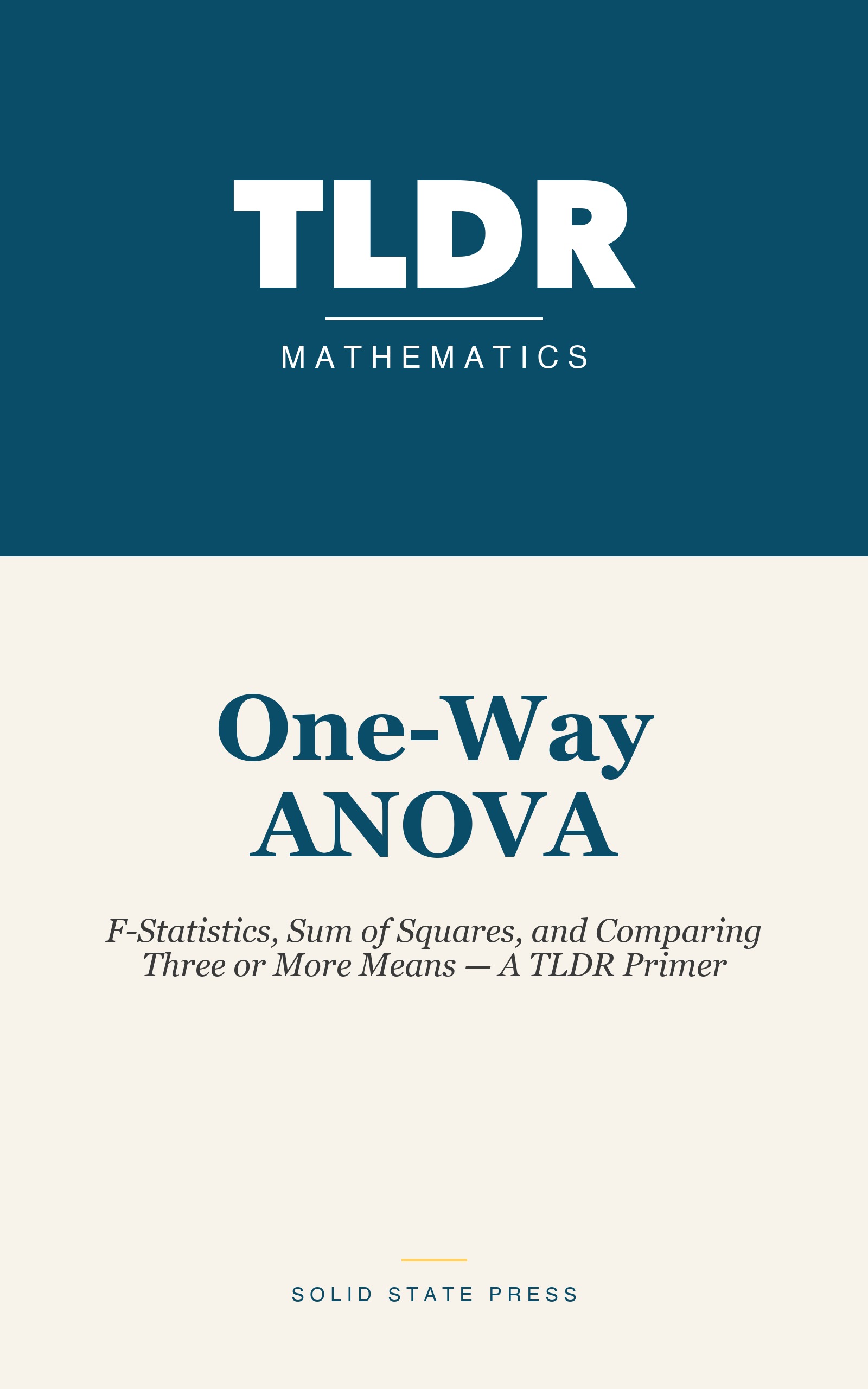 One-Way ANOVA cover