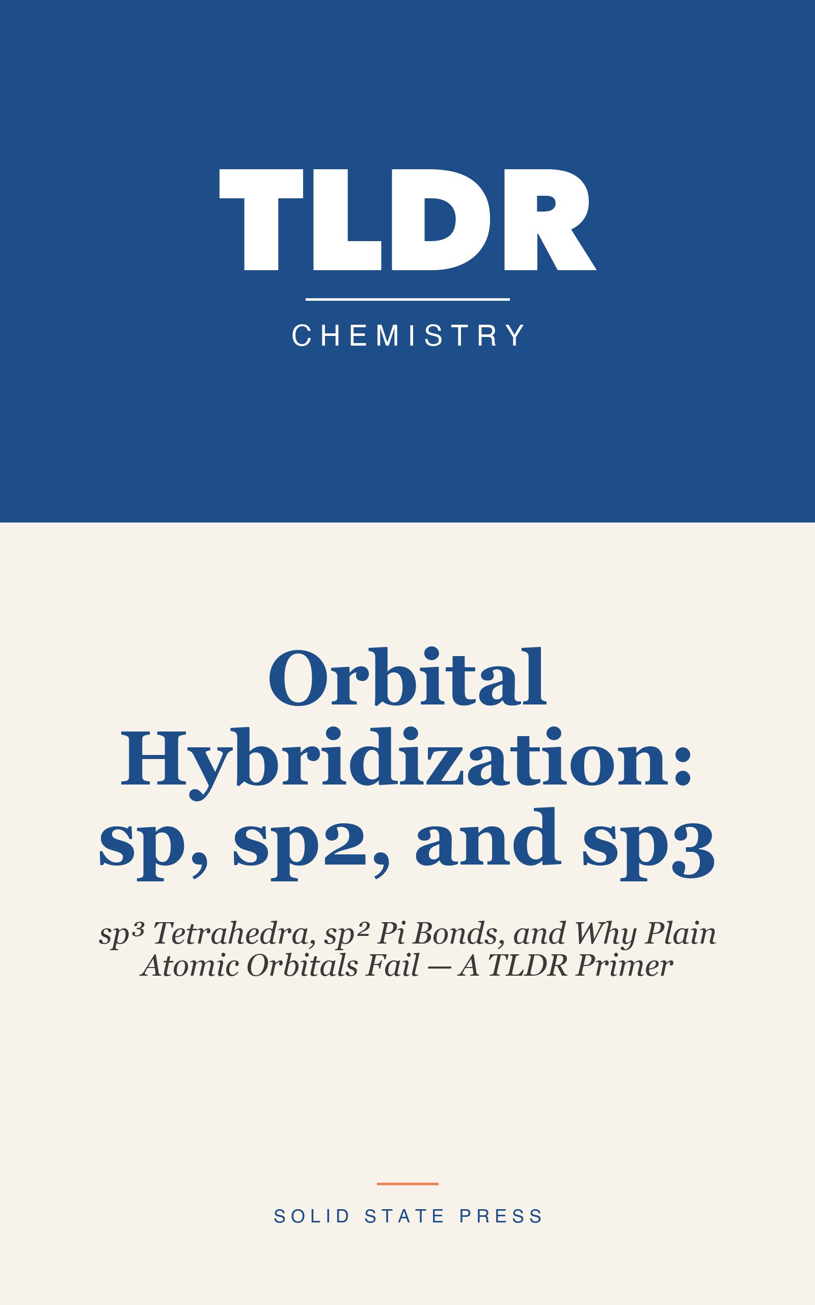 Orbital Hybridization: sp, sp2, and sp3 cover