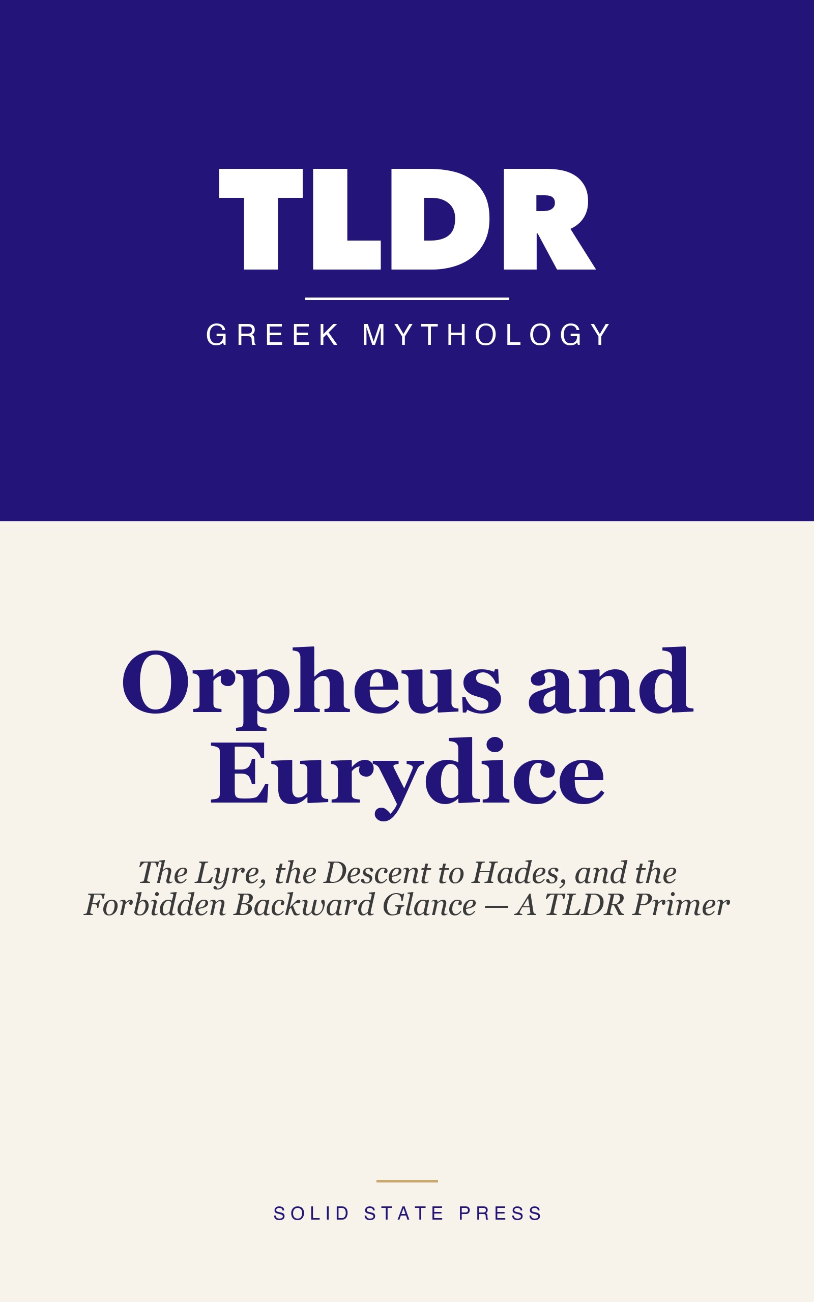 Orpheus and Eurydice cover