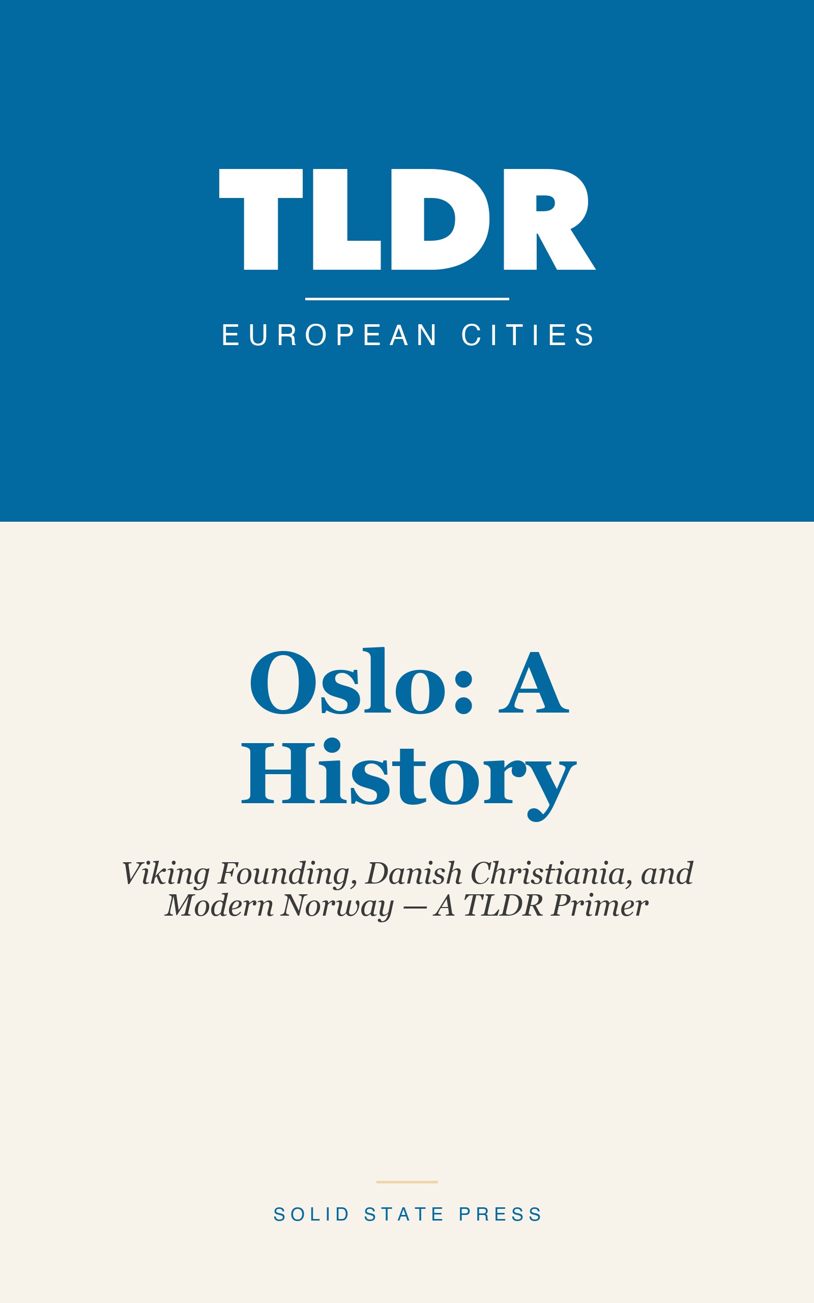 Oslo: A History cover
