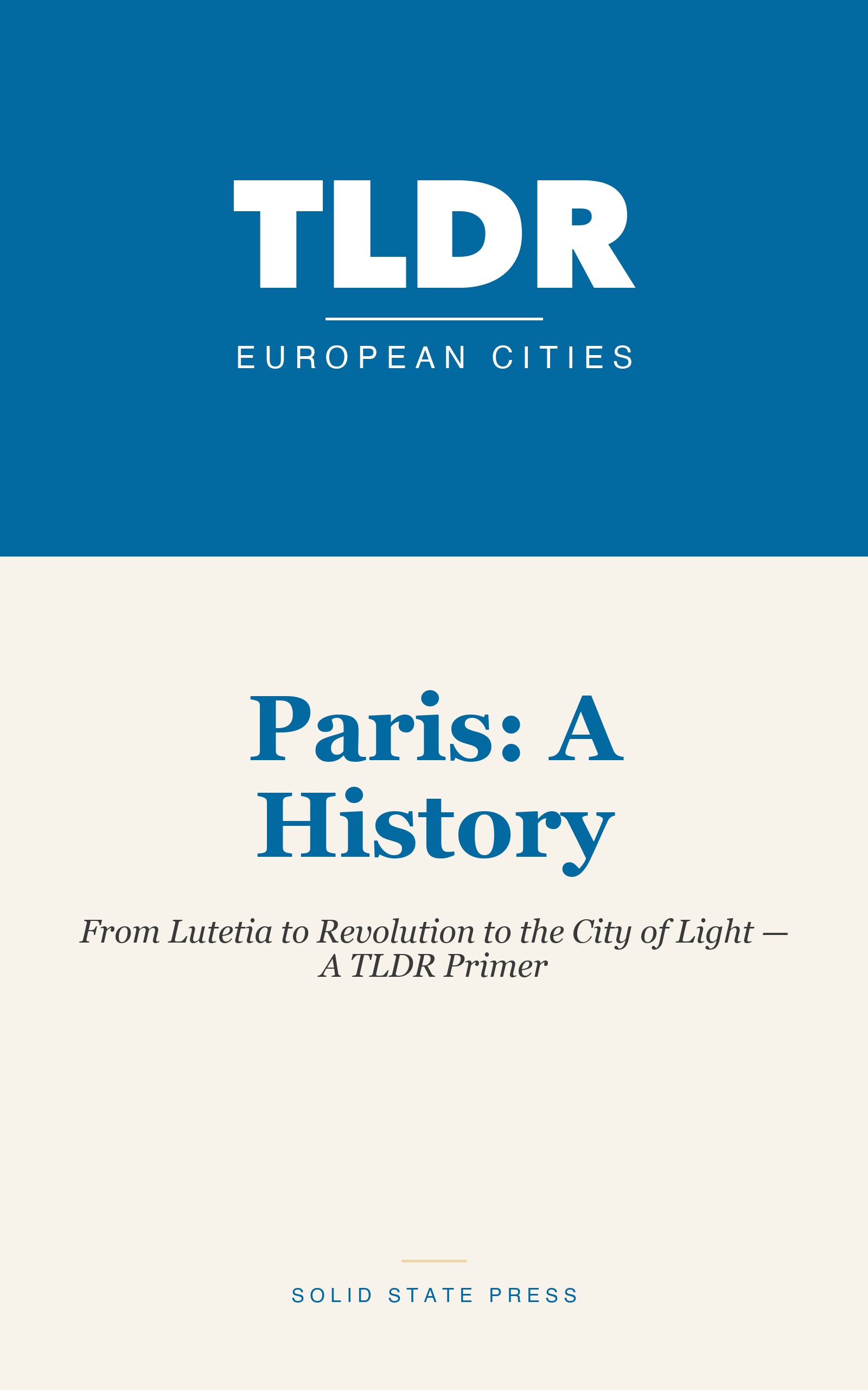 Paris: A History cover