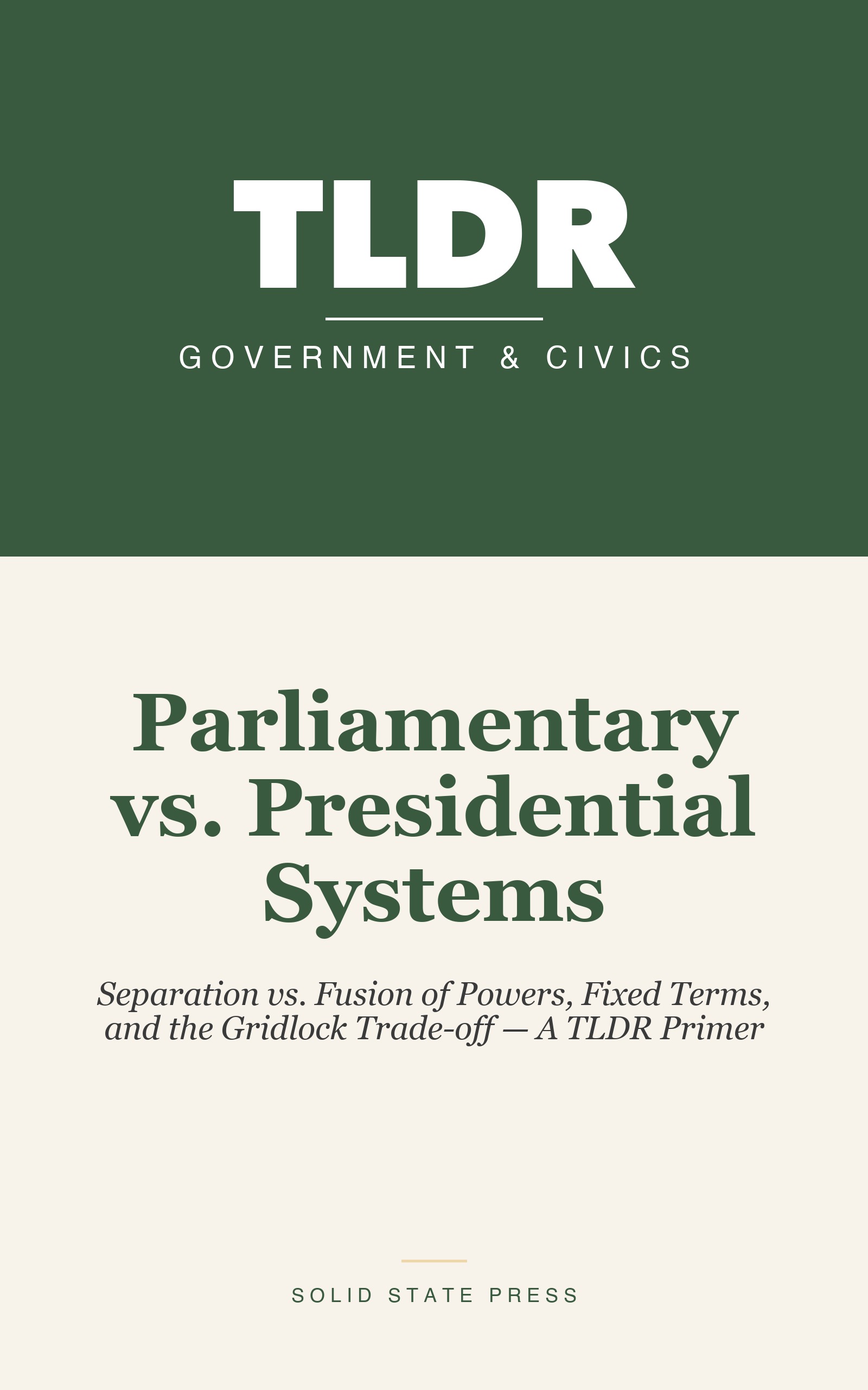 Parliamentary vs. Presidential Systems cover