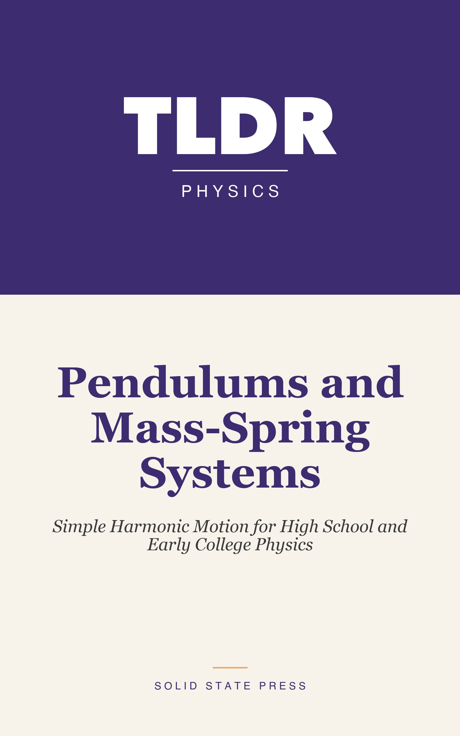 Pendulums and Mass-Spring Systems cover