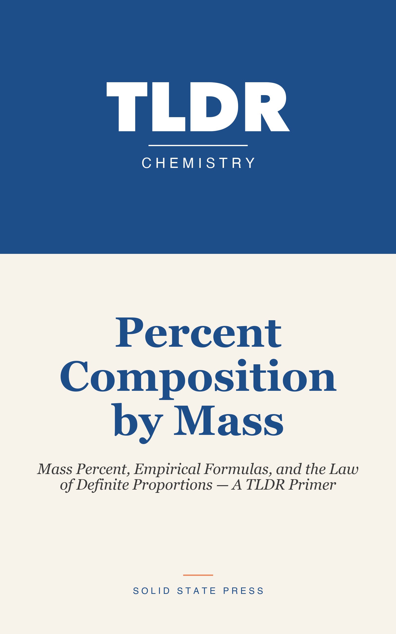 Percent Composition by Mass cover