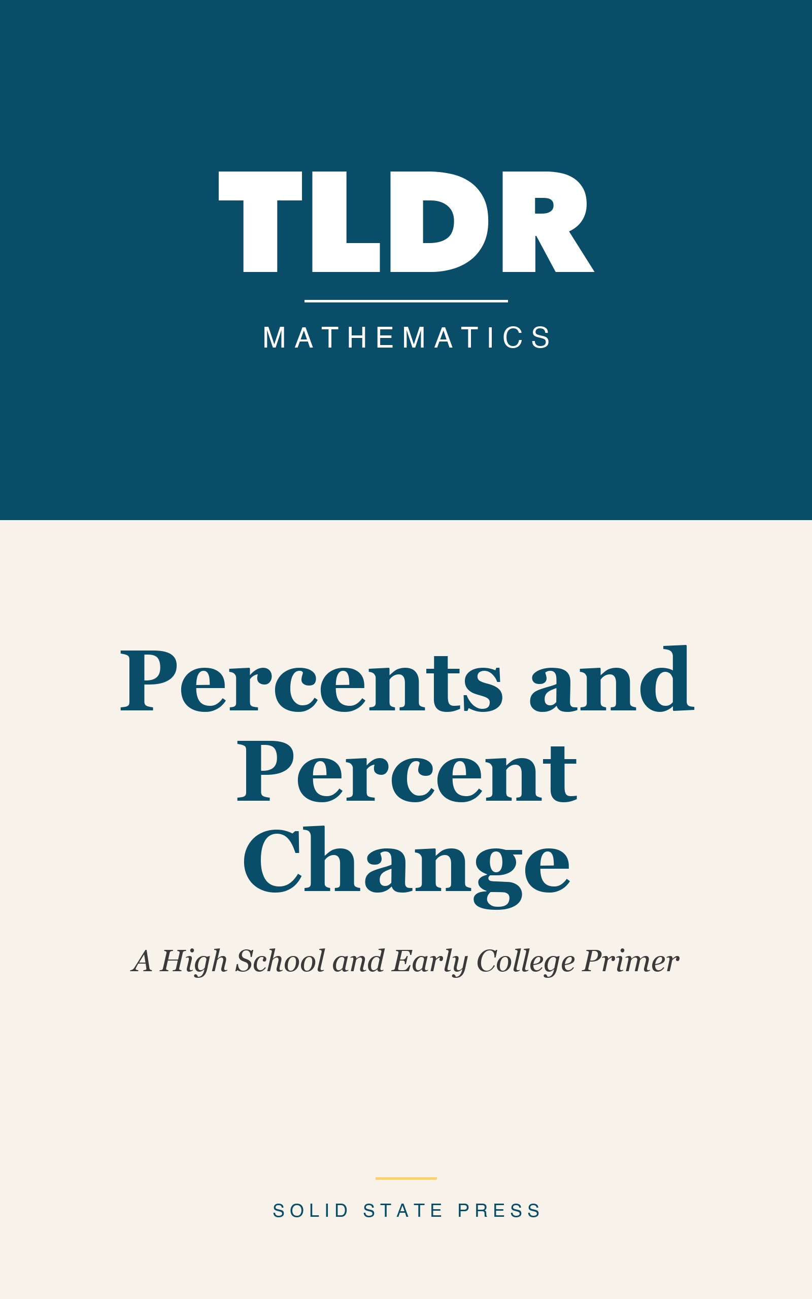 Percents and Percent Change cover