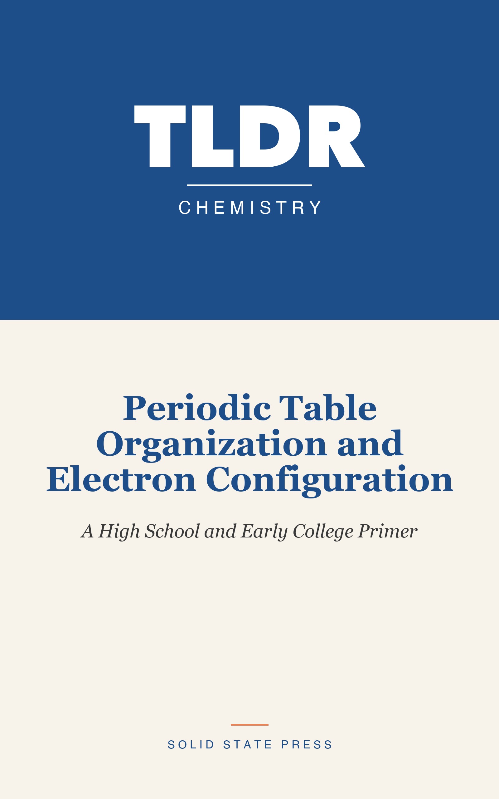 Periodic Table Organization and Electron Configuration cover