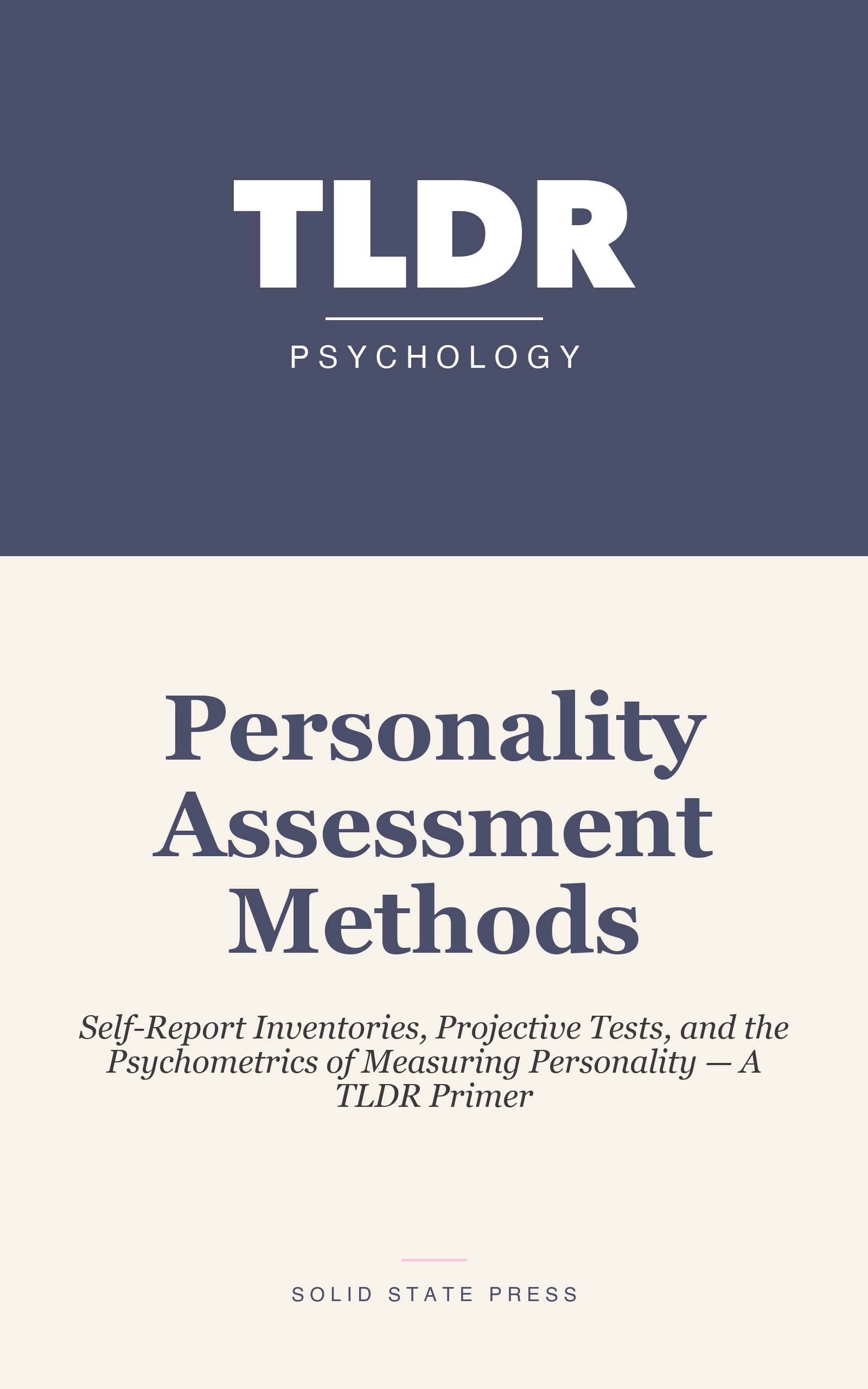 Personality Assessment Methods cover