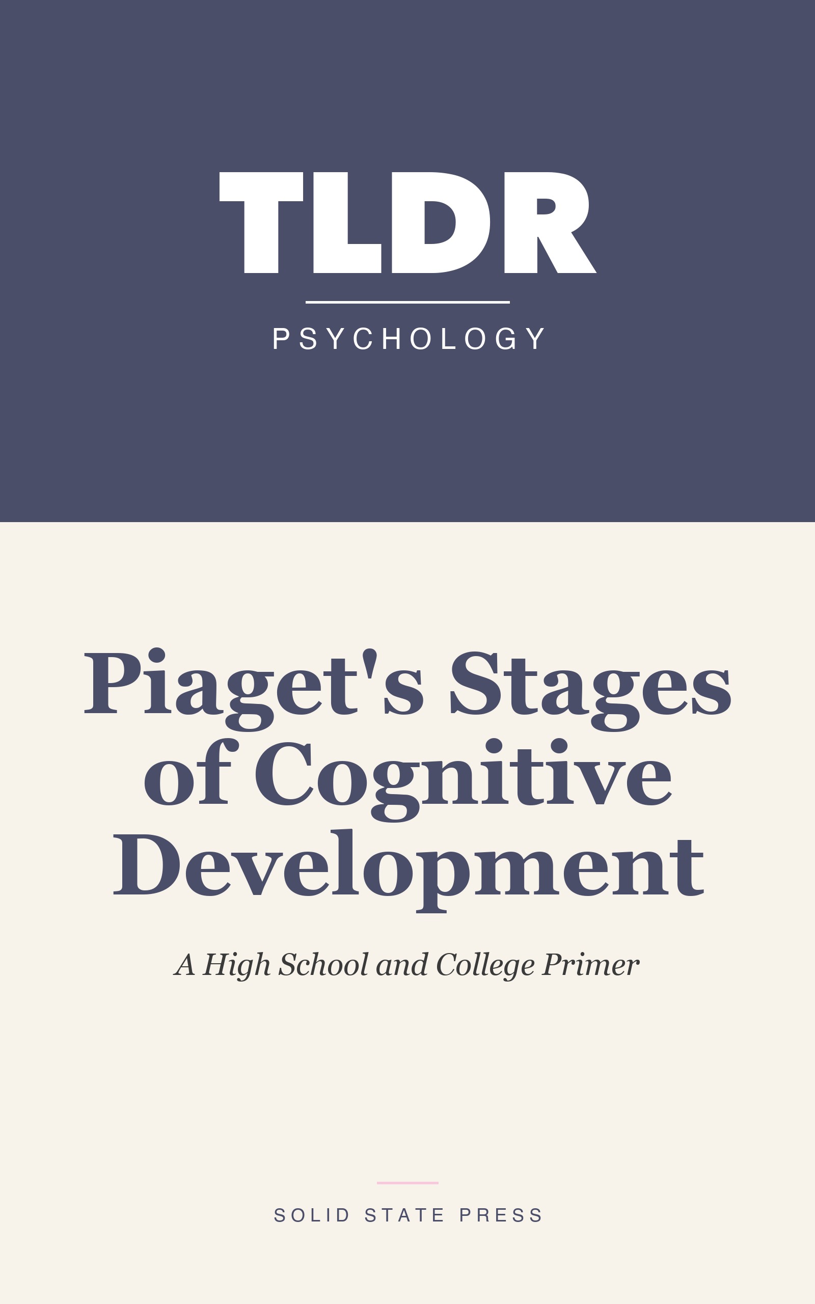 Piaget's Stages of Cognitive Development cover