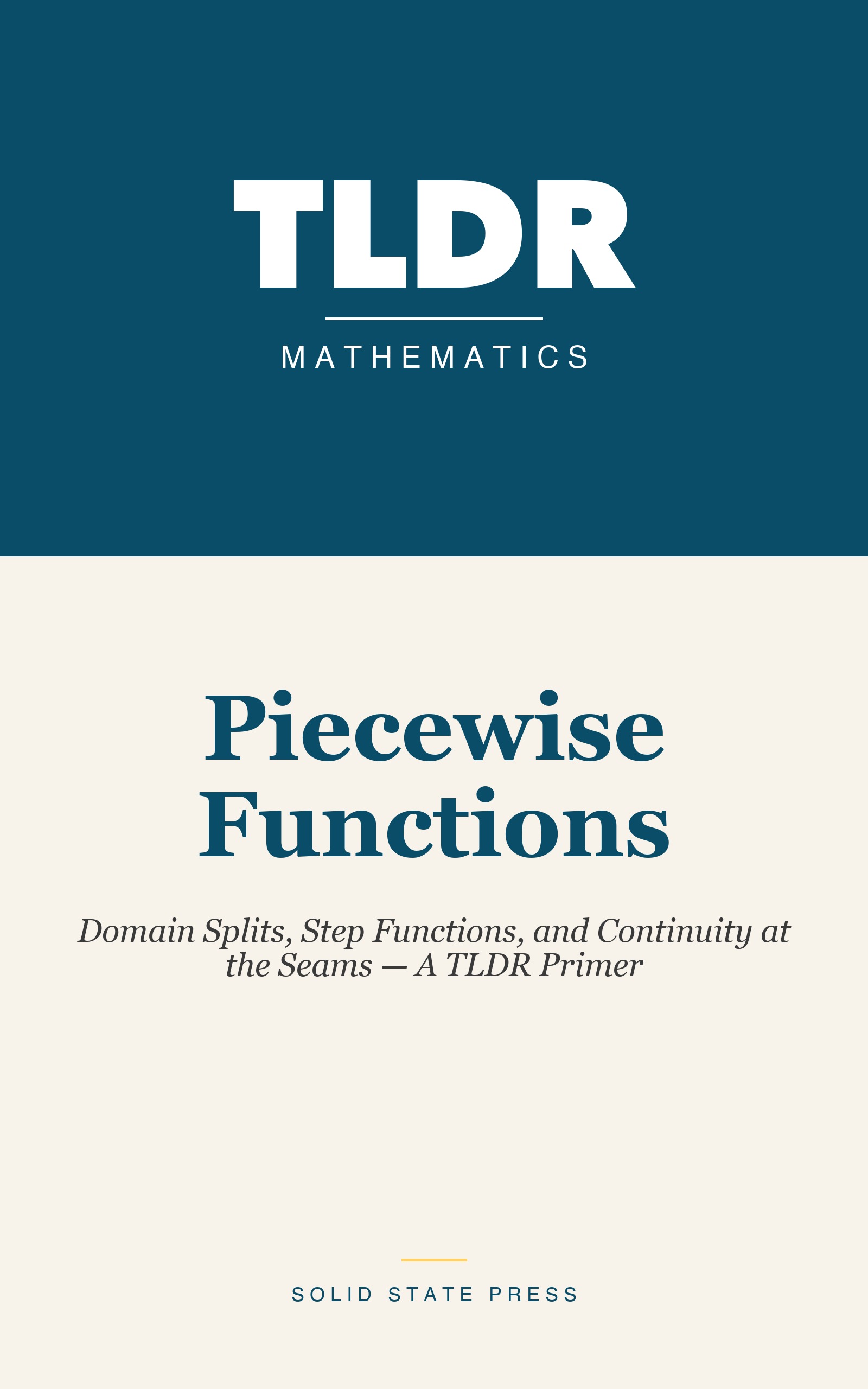 Piecewise Functions cover