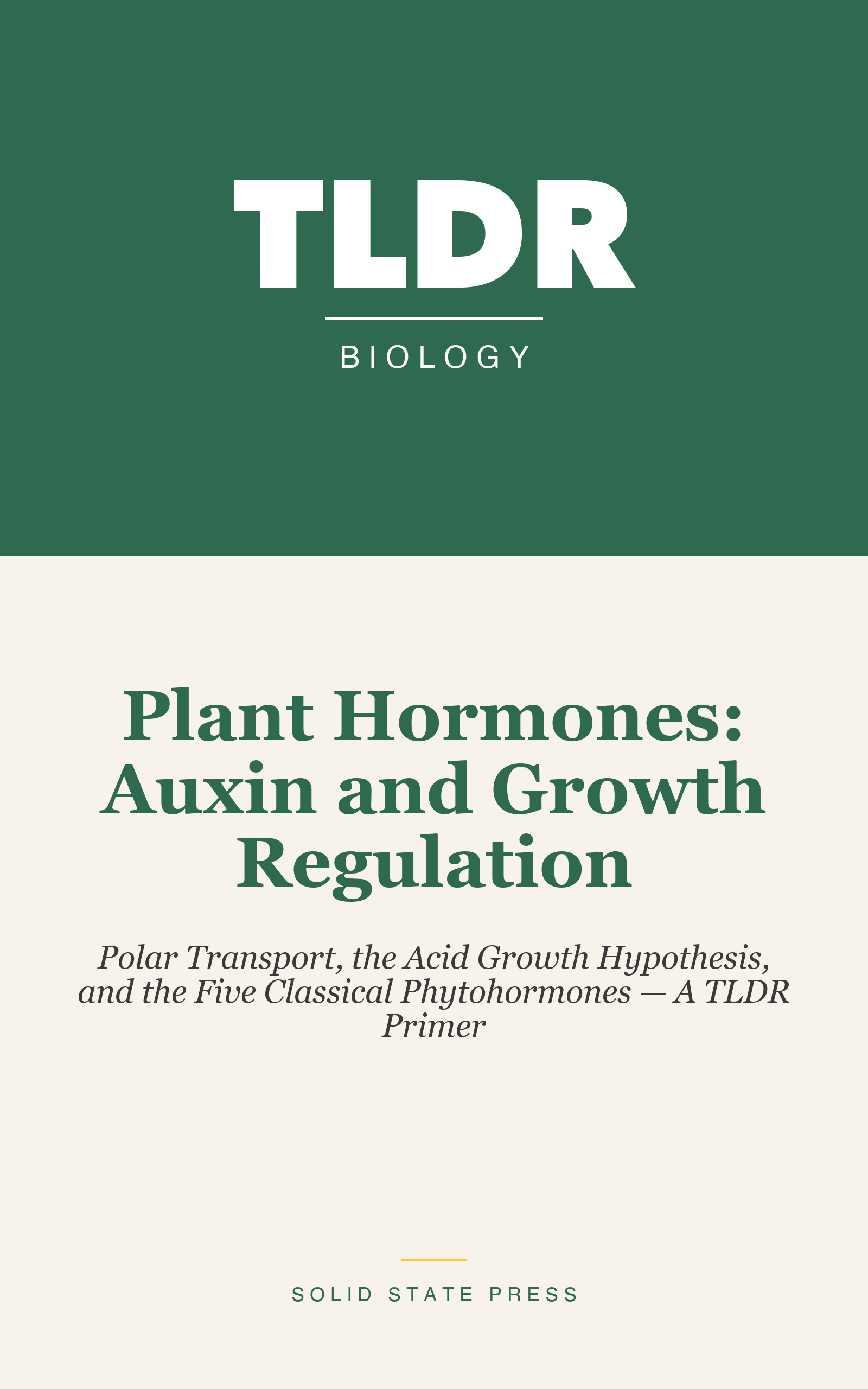 Plant Hormones: Auxin and Growth Regulation cover