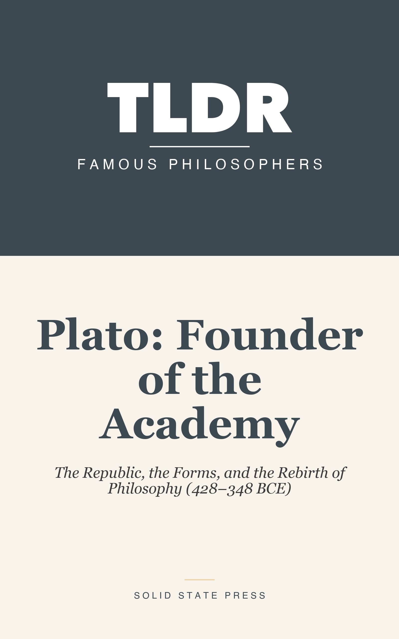 Plato: Founder of the Academy cover