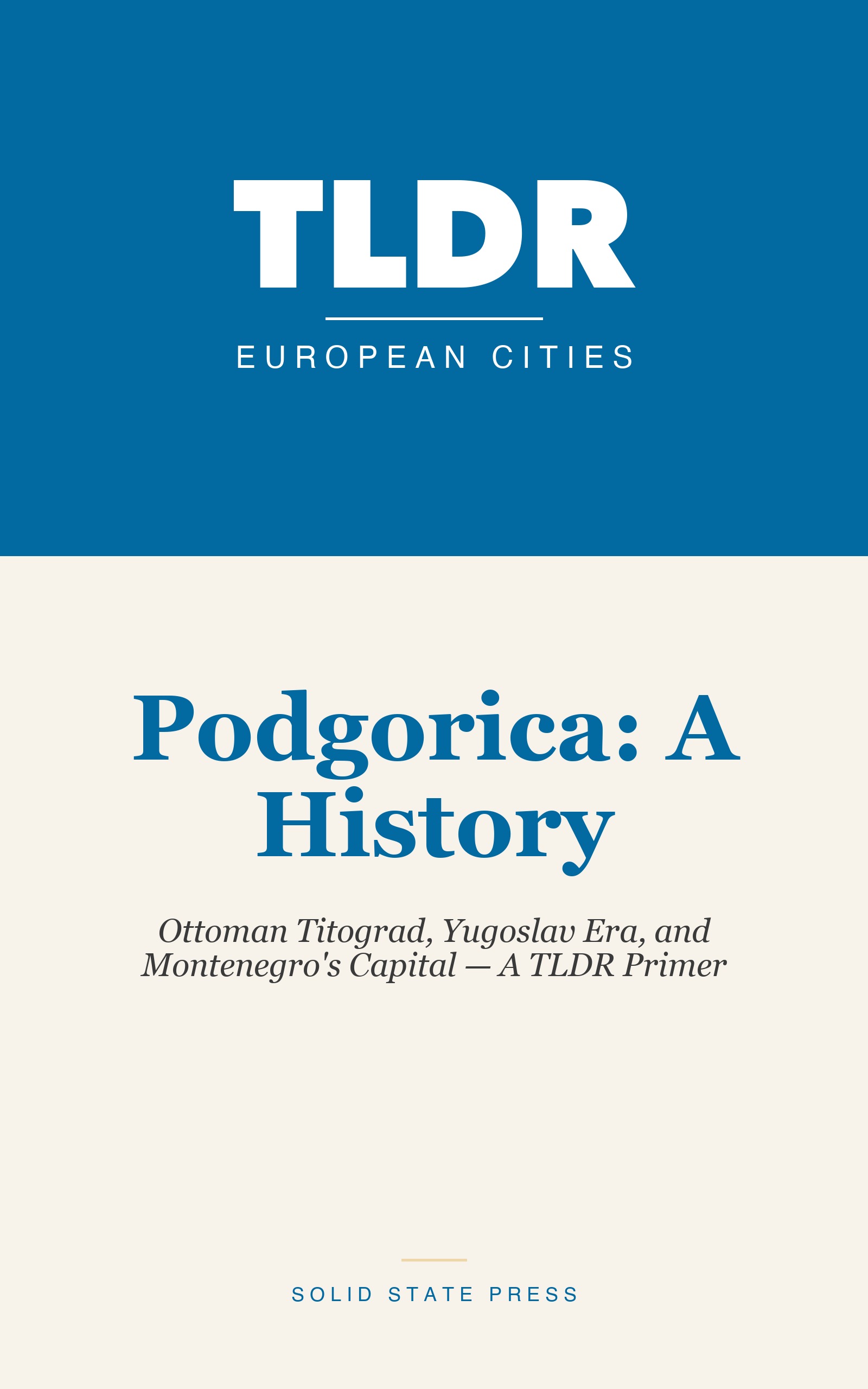 Podgorica: A History cover