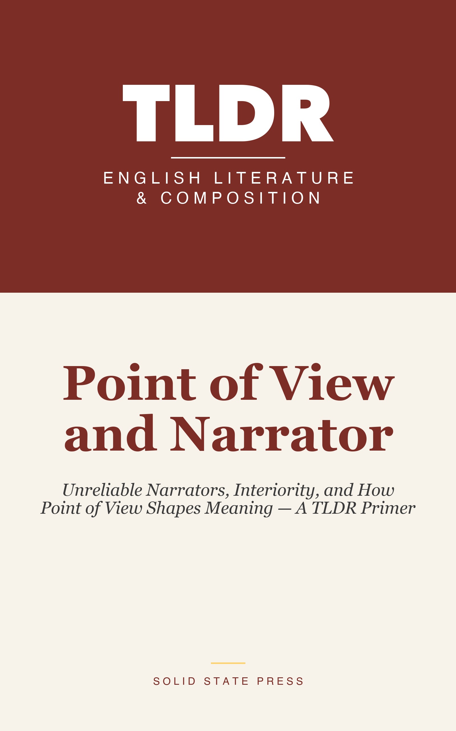 Point of View and Narrator cover