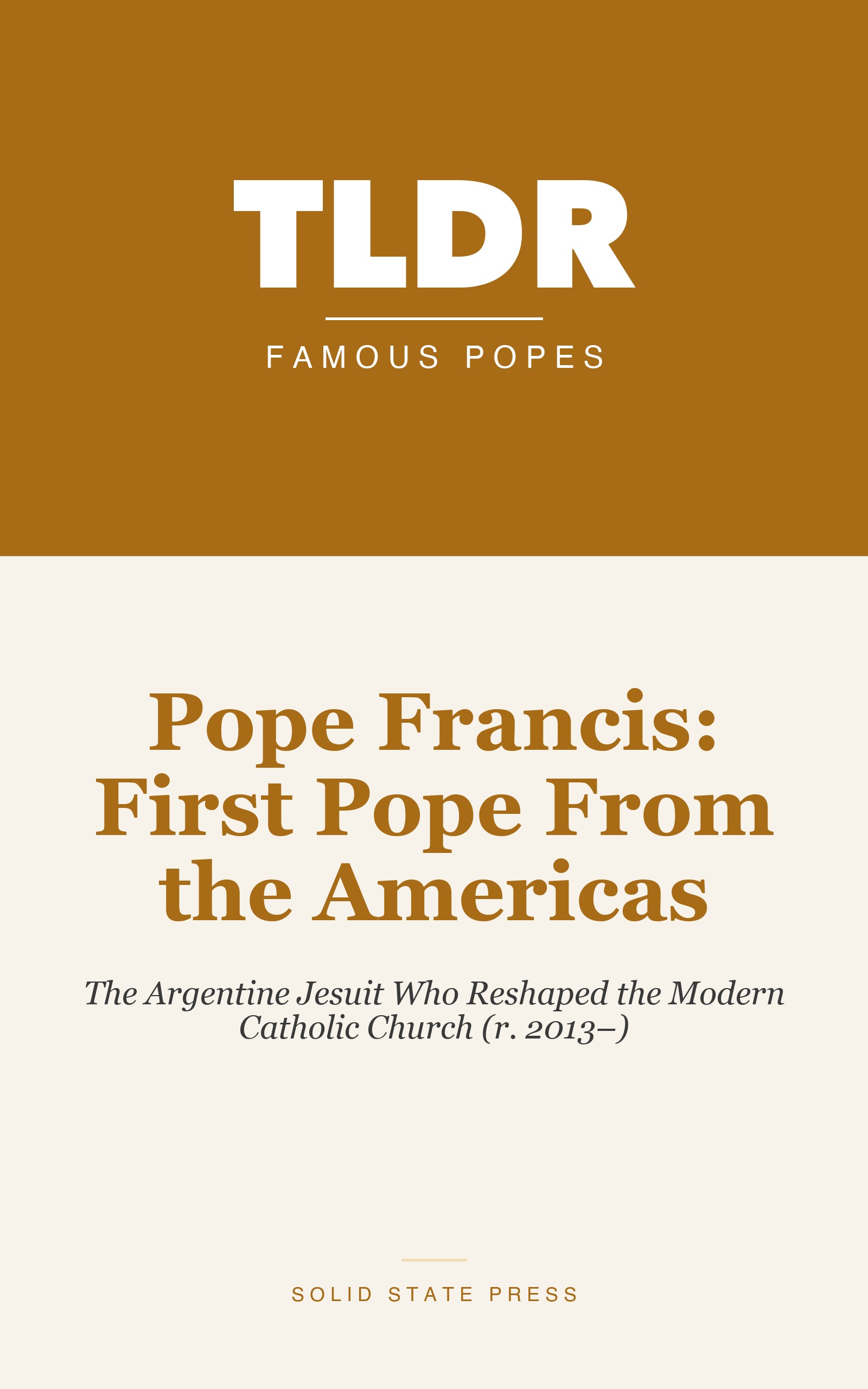Pope Francis: First Pope From the Americas cover