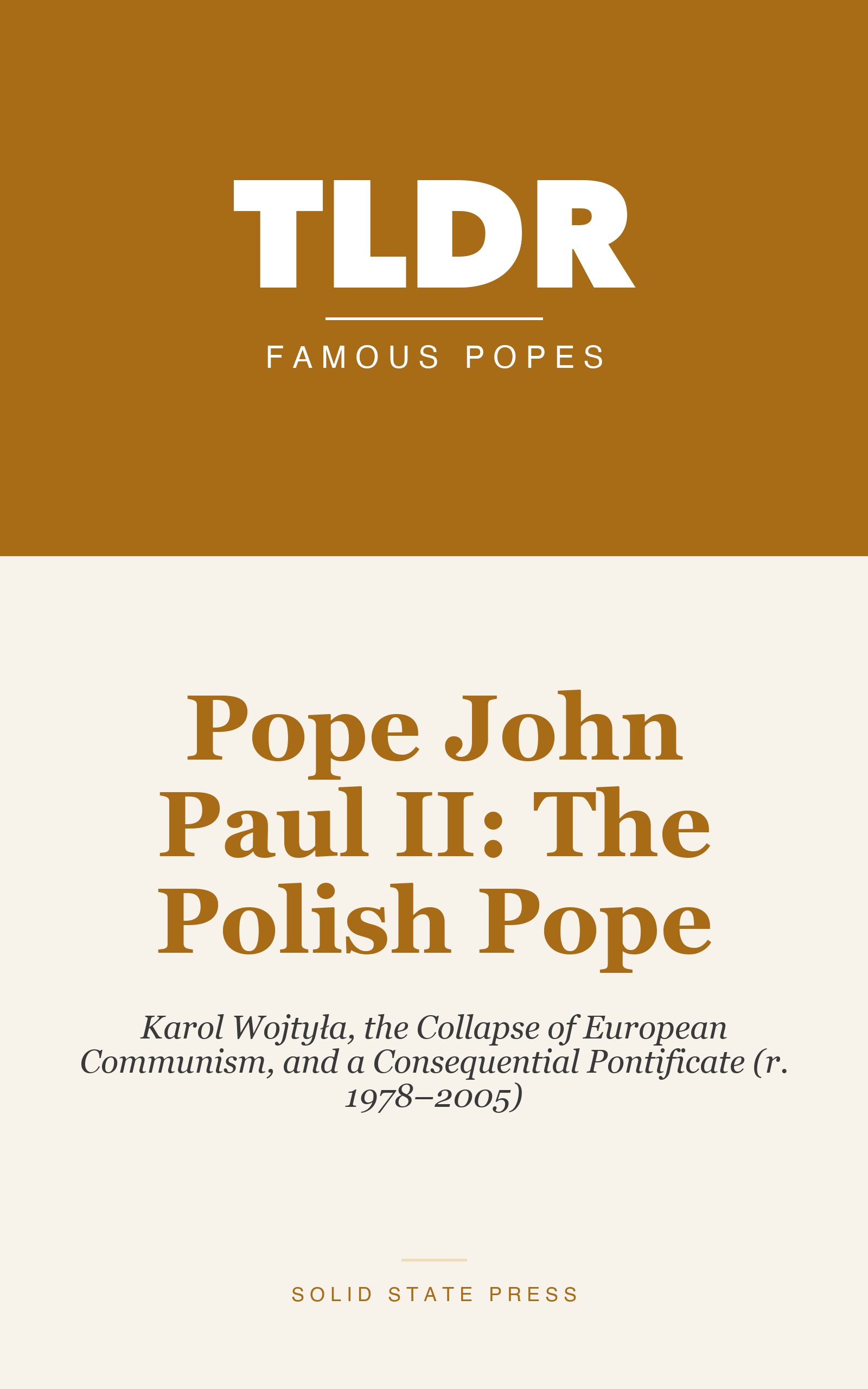 Pope John Paul II: The Polish Pope cover