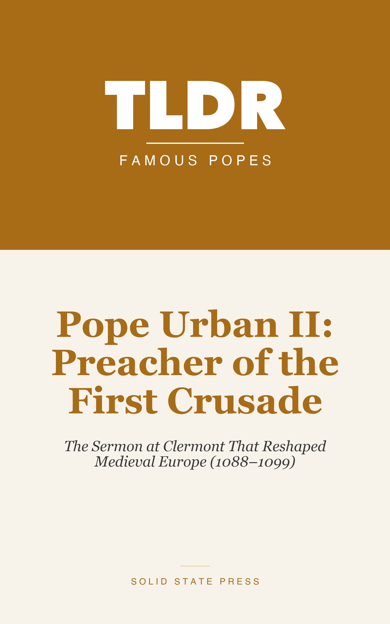 Pope Urban II: Preacher of the First Crusade cover