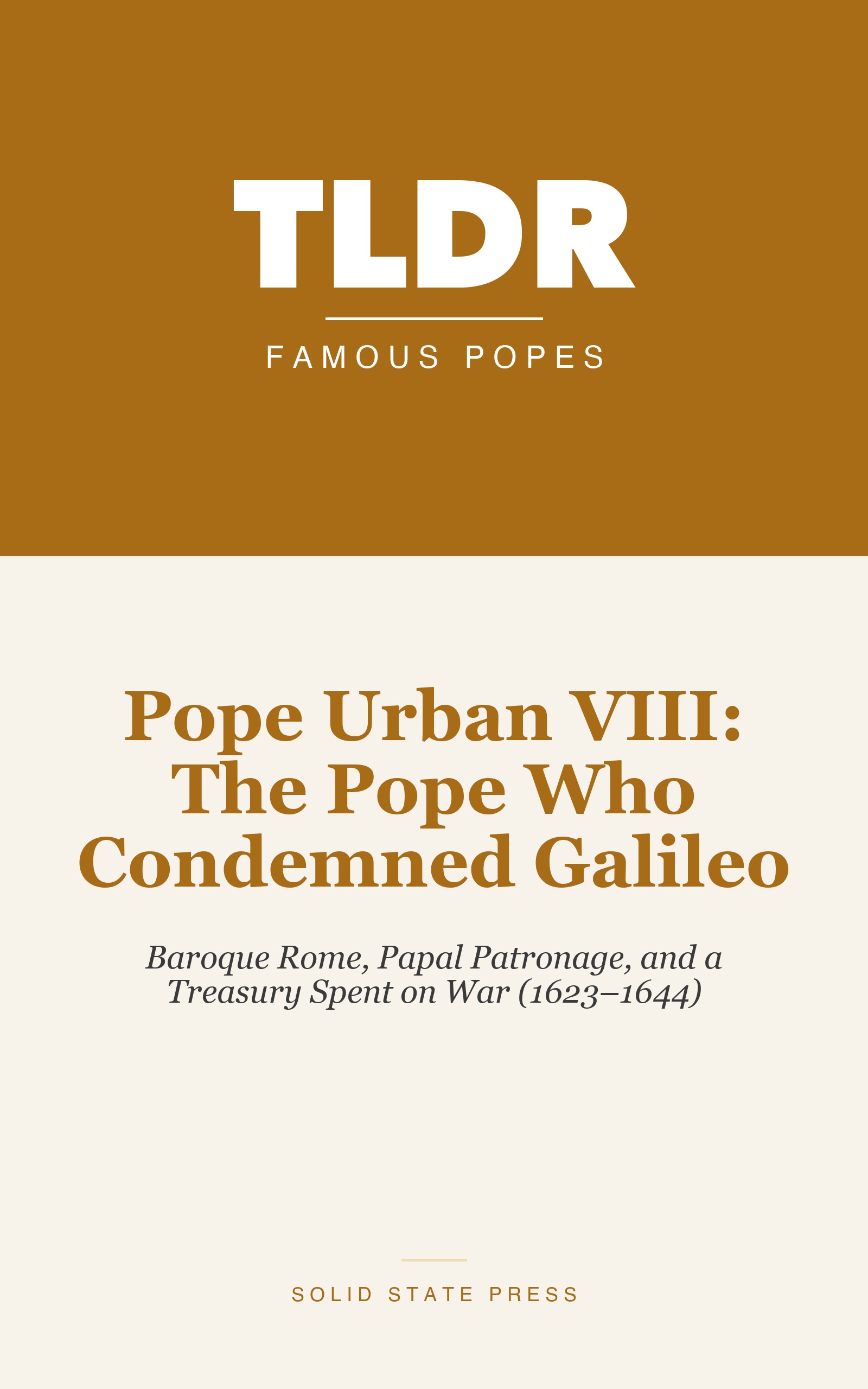 Pope Urban VIII: The Pope Who Condemned Galileo cover