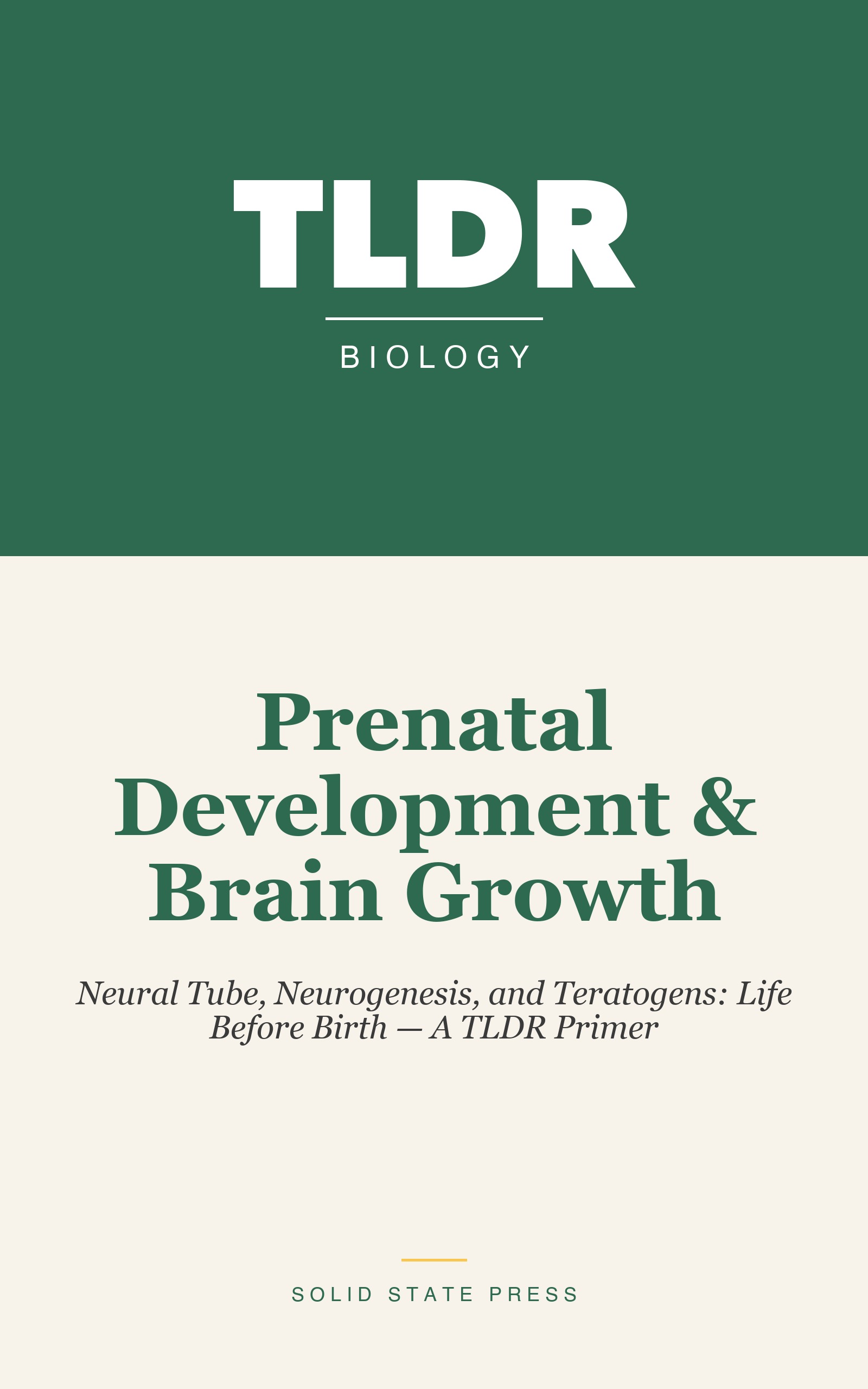 Prenatal Development & Brain Growth cover