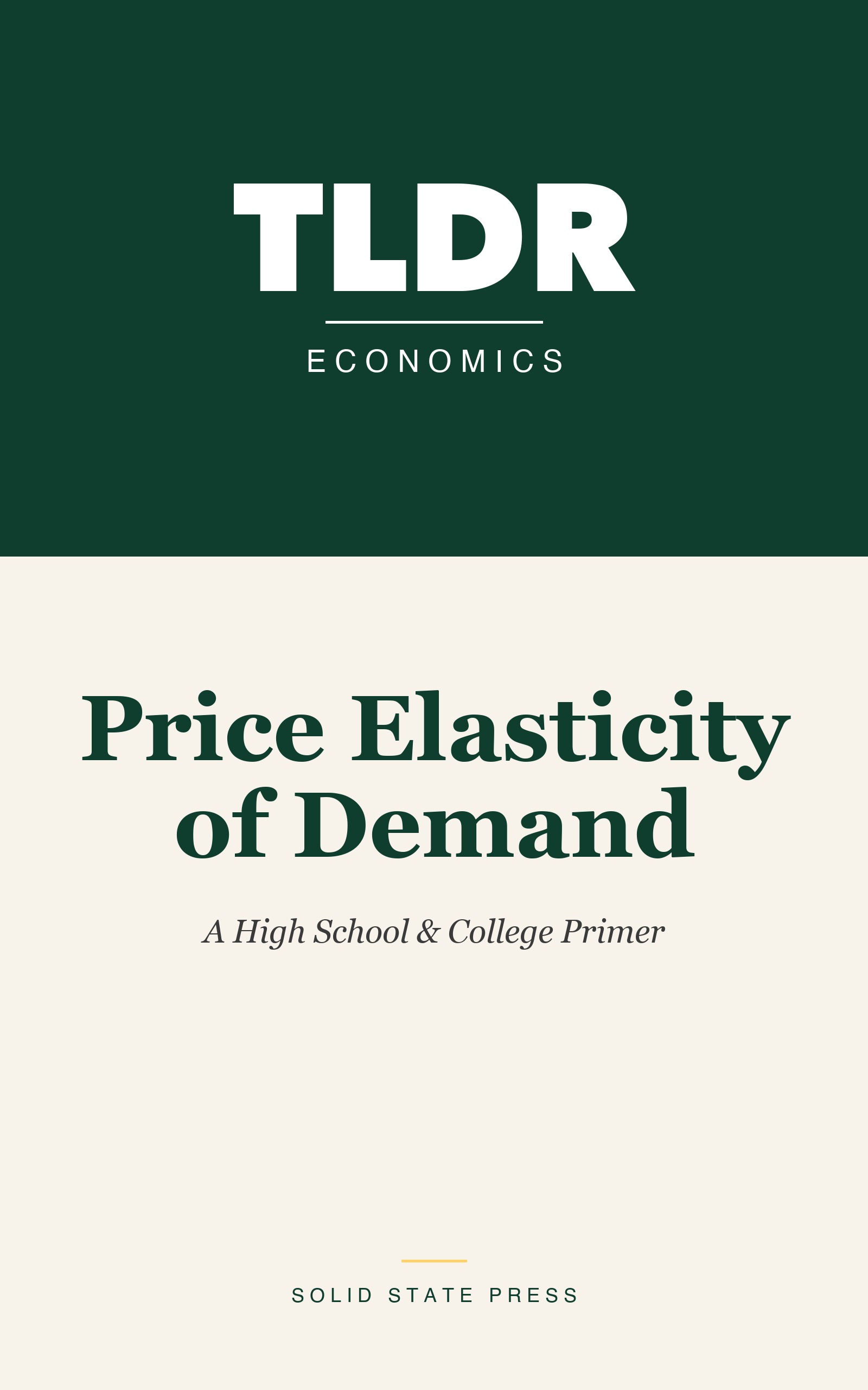 Price Elasticity of Demand cover