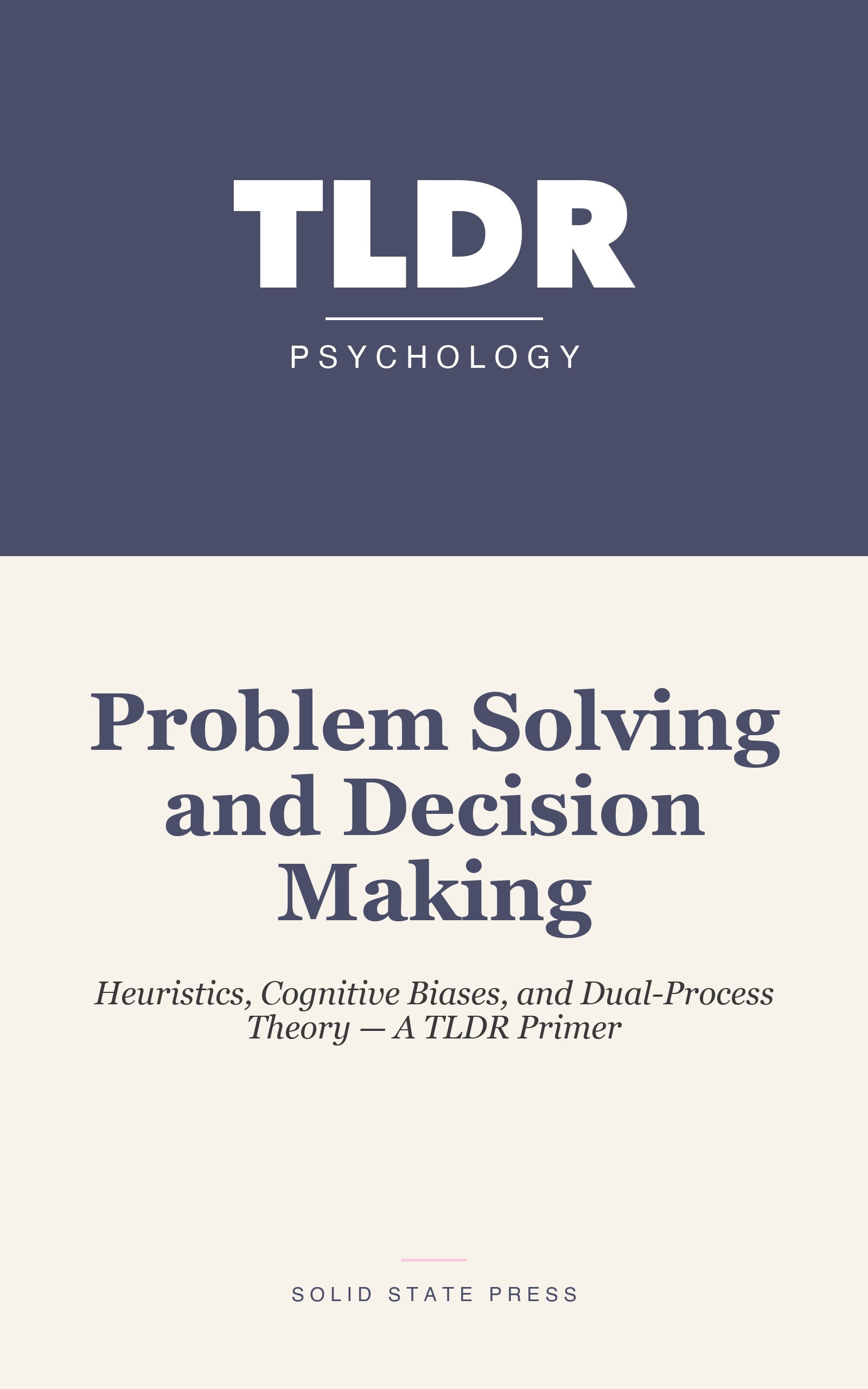 Problem Solving and Decision Making cover