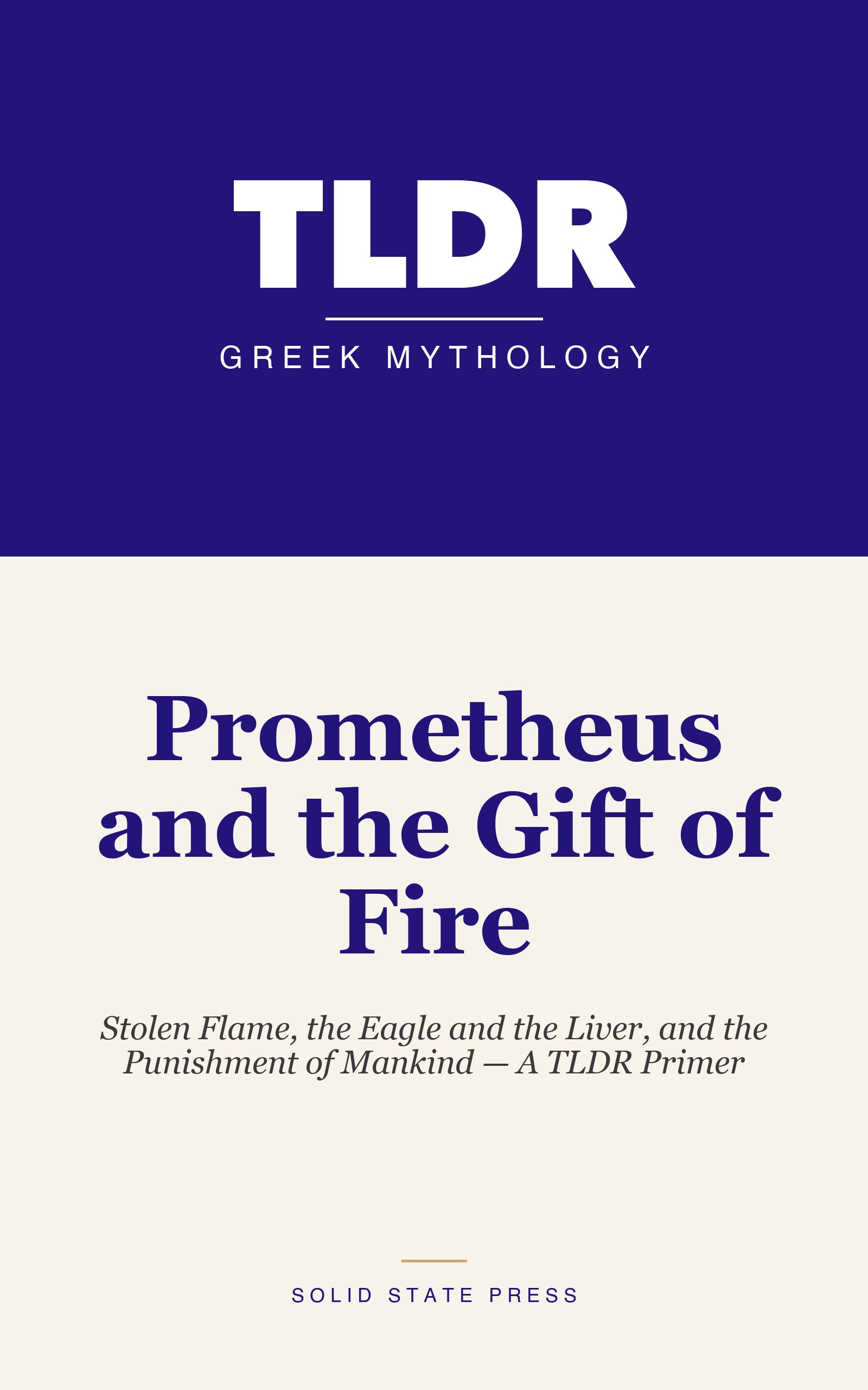 Prometheus and the Gift of Fire cover