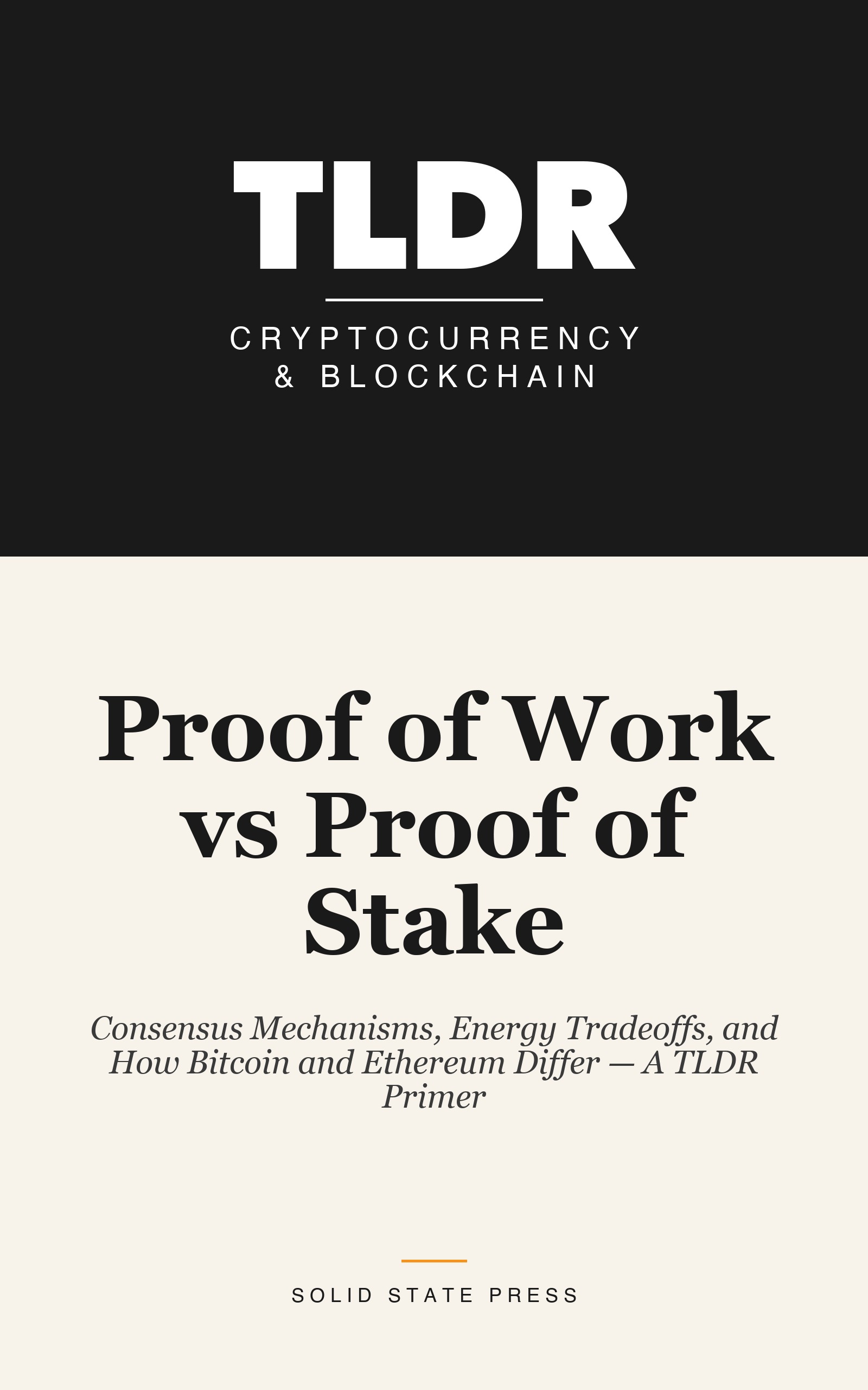 Proof of Work vs Proof of Stake cover
