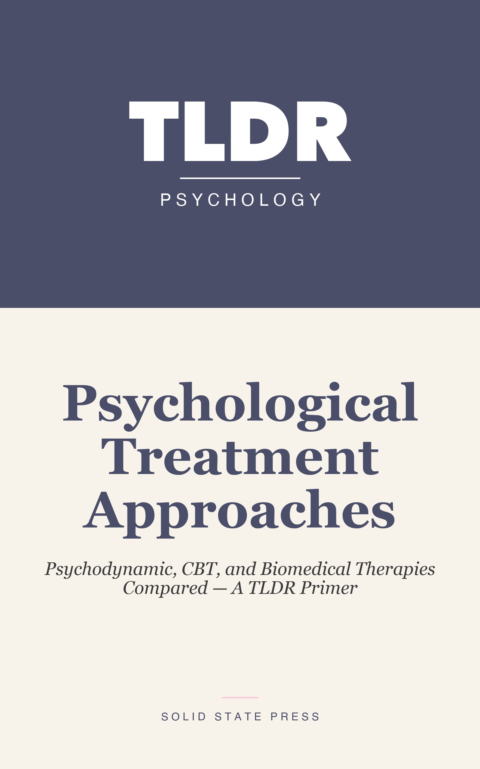 Psychological Treatment Approaches cover