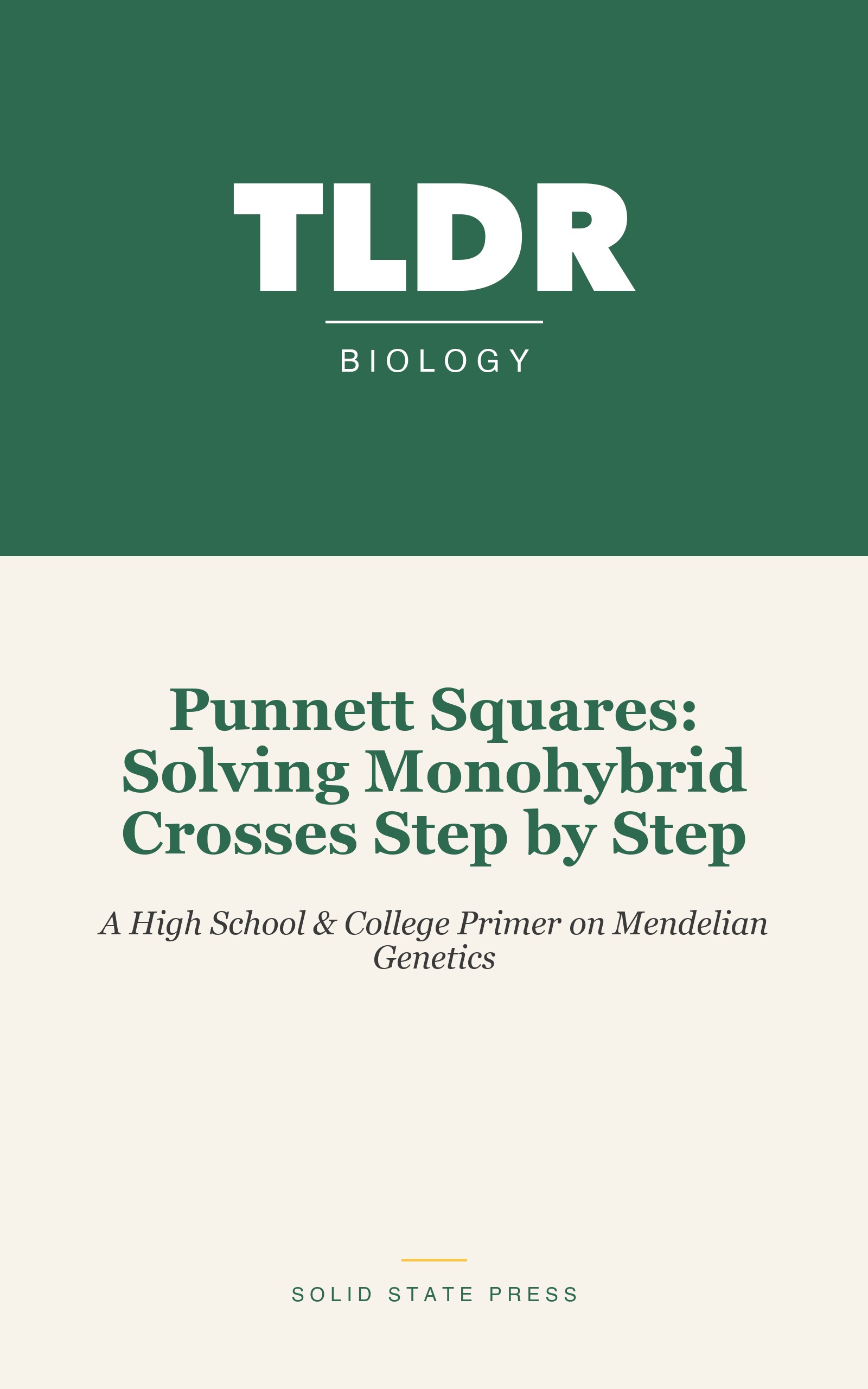Punnett Squares: Solving Monohybrid Crosses Step by Step cover