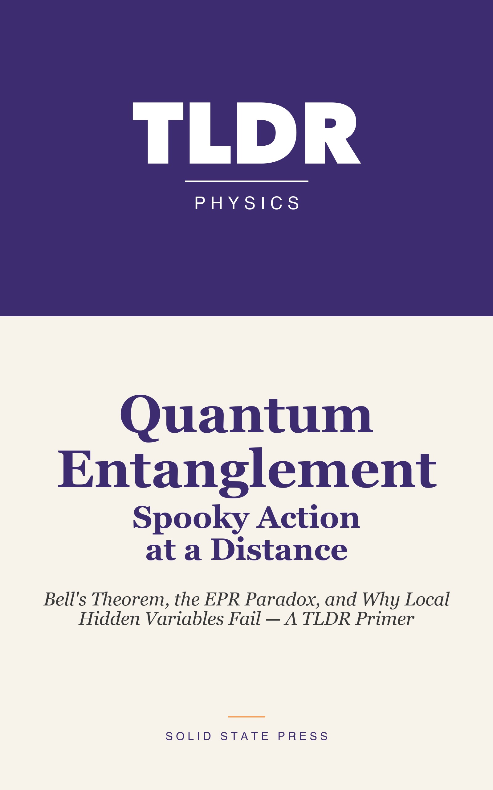 Quantum Entanglement: Spooky Action at a Distance cover