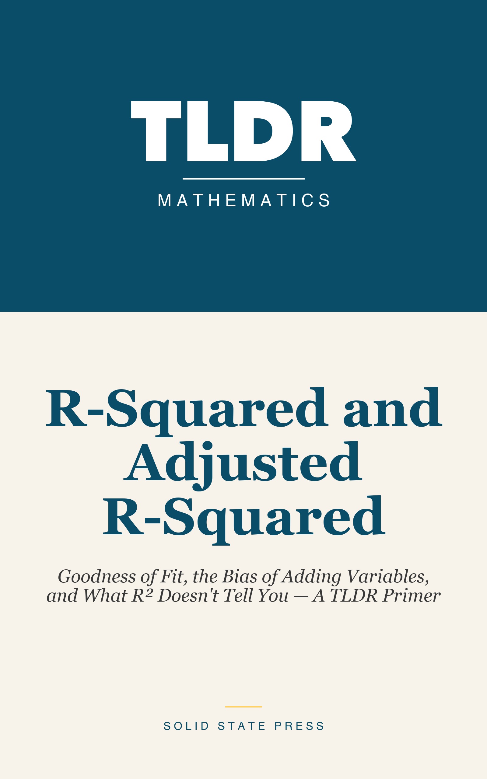 R-Squared and Adjusted R-Squared cover