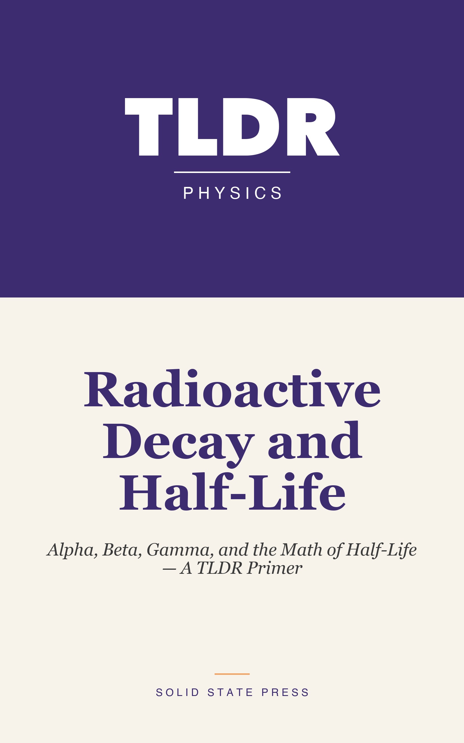 Radioactive Decay and Half-Life cover