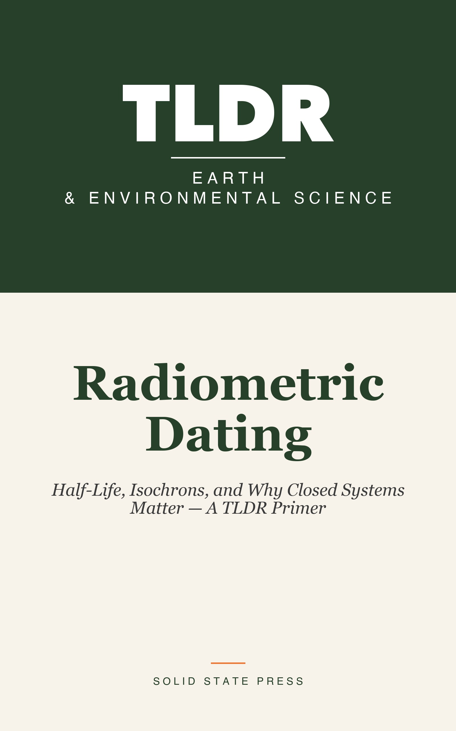 Radiometric Dating cover