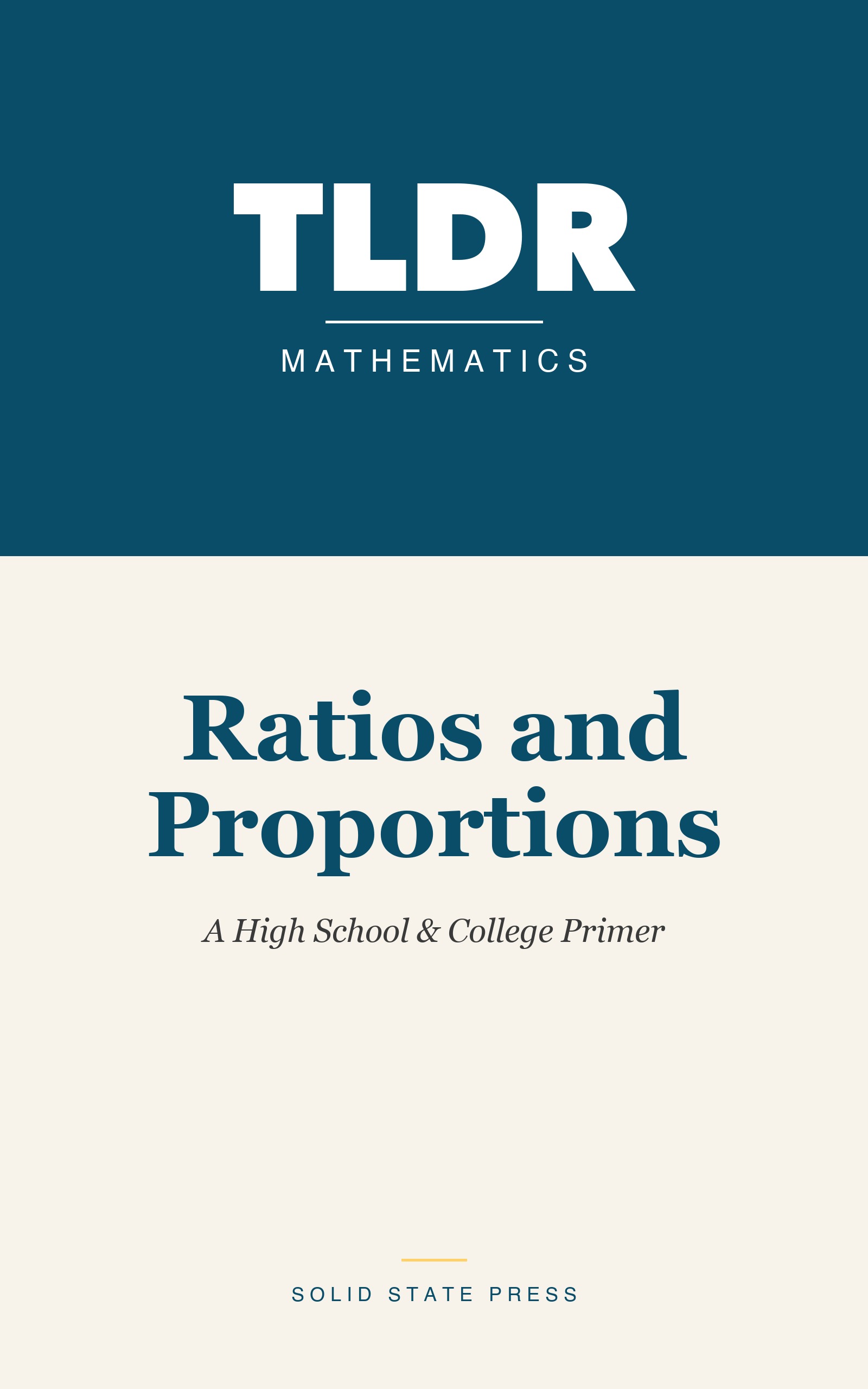 Ratios and Proportions cover