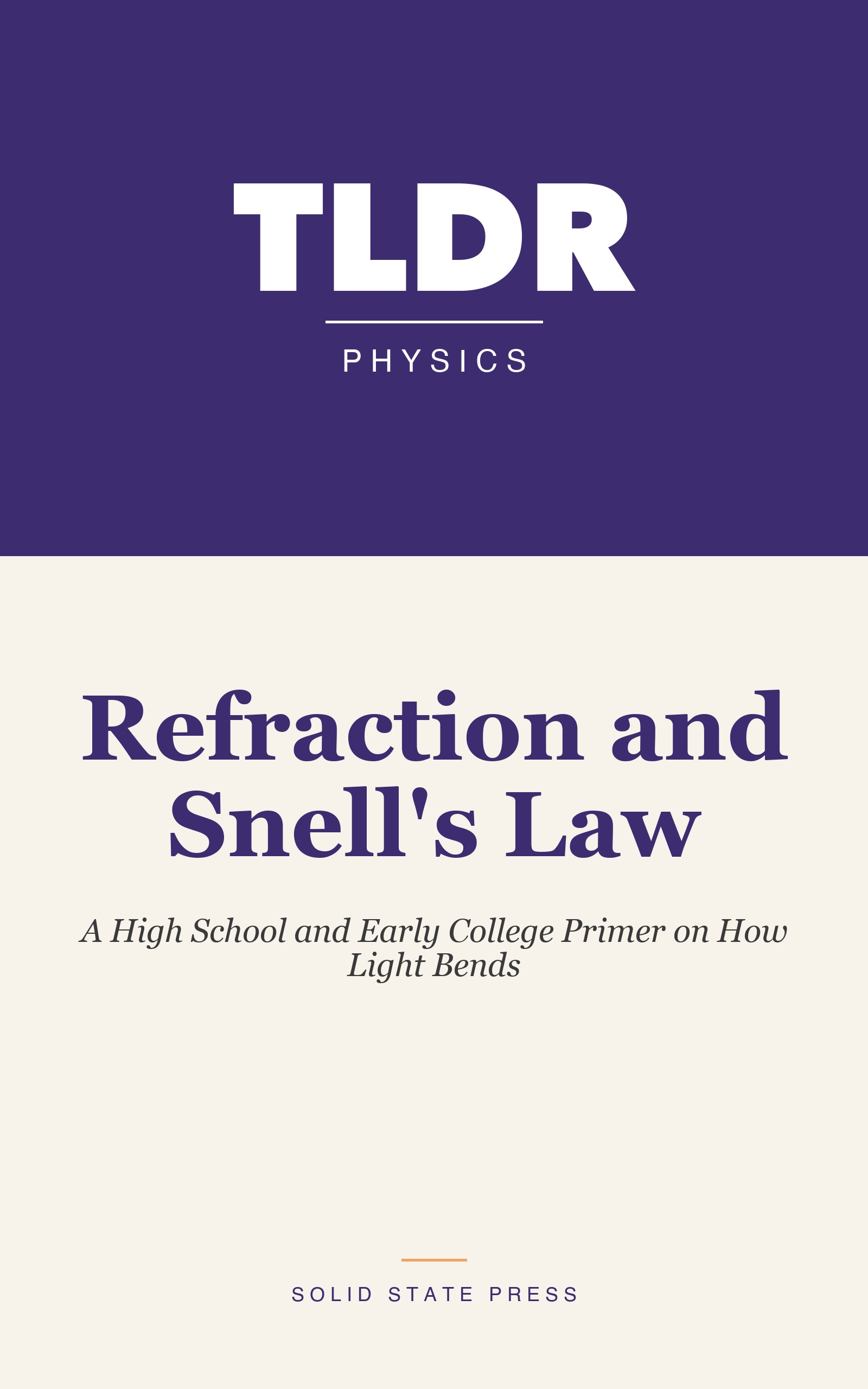 Refraction and Snell's Law cover